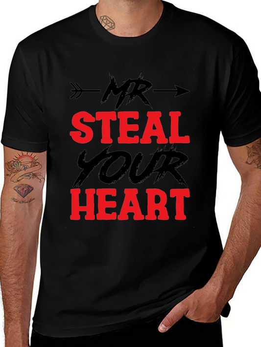 Mr. Steal Your Heart Graphic Tee - Soft Cotton Blend
