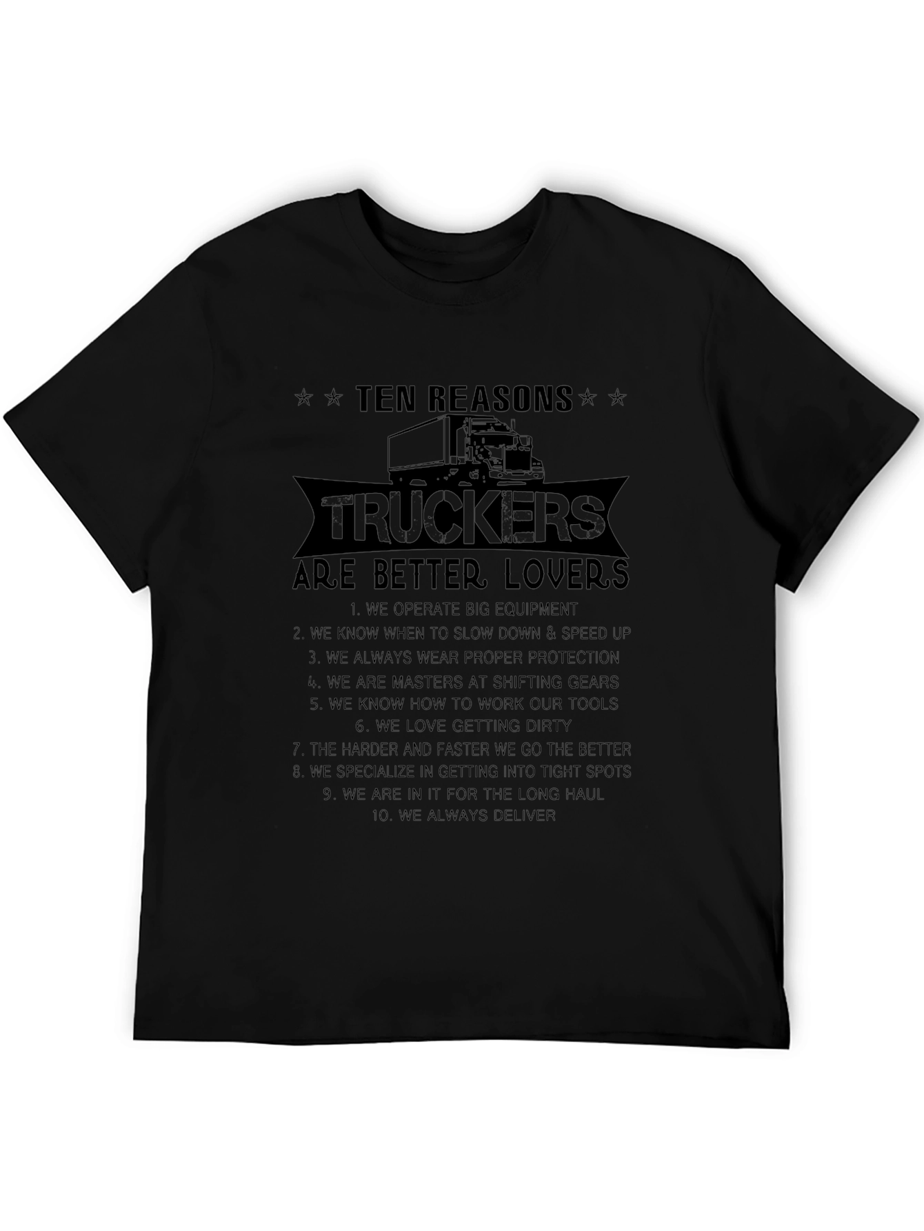 Trucker Lover T-Shirt - 10 Reasons
