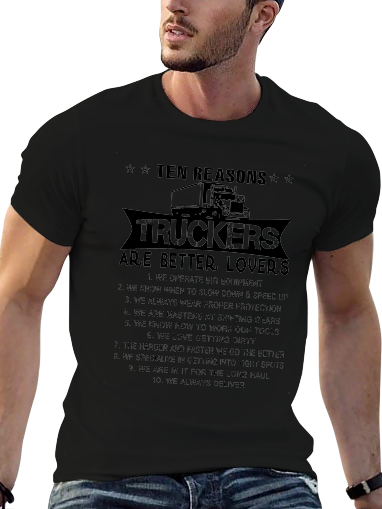 Trucker Lover T-Shirt - 10 Reasons