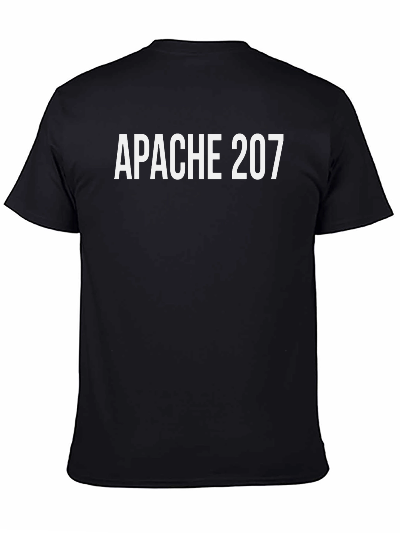 Apache 207 Graphic Tee - Black Cotton Blend T-Shirt
