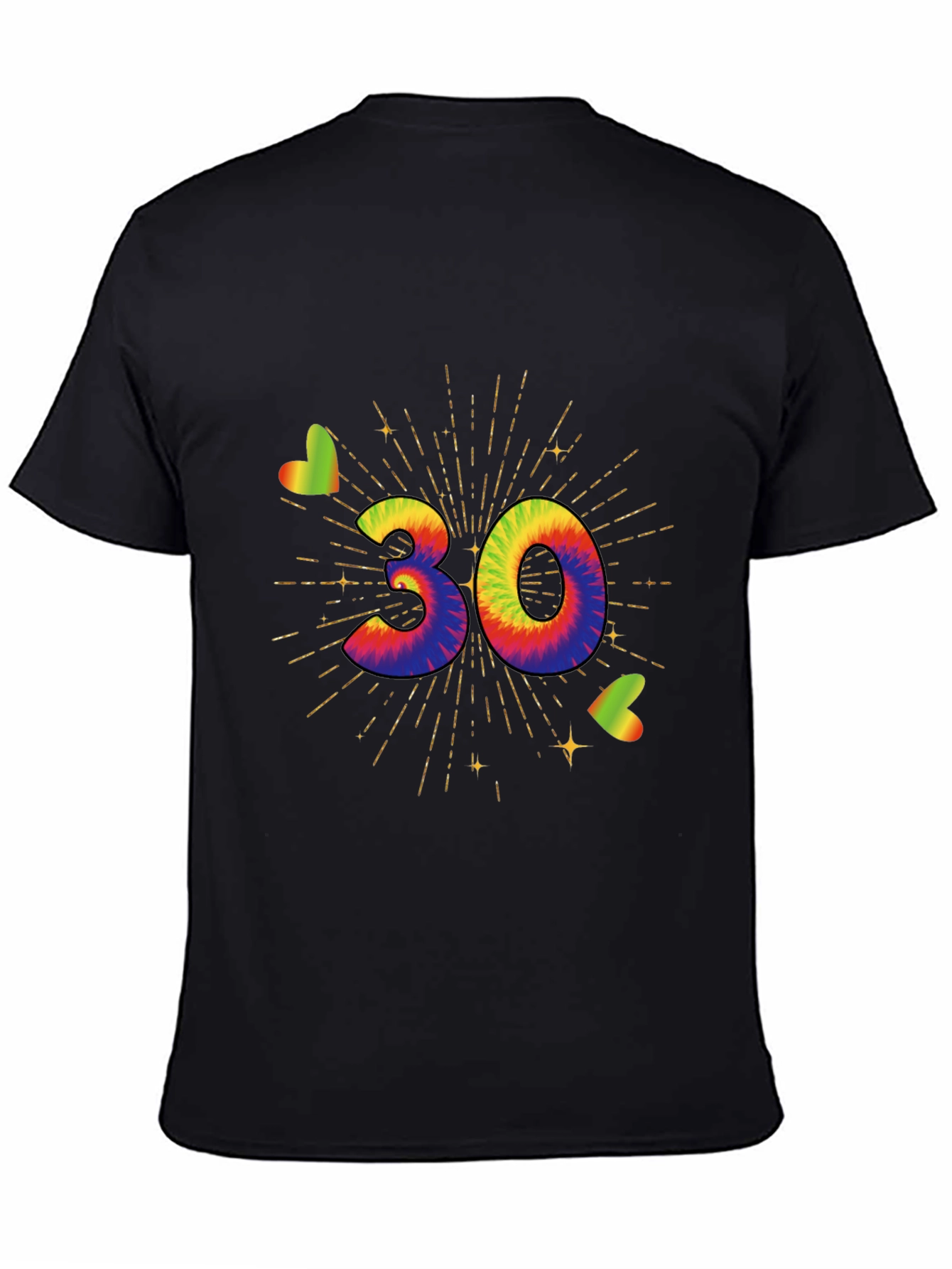 Tie Dye 30th Birthday T-Shirt