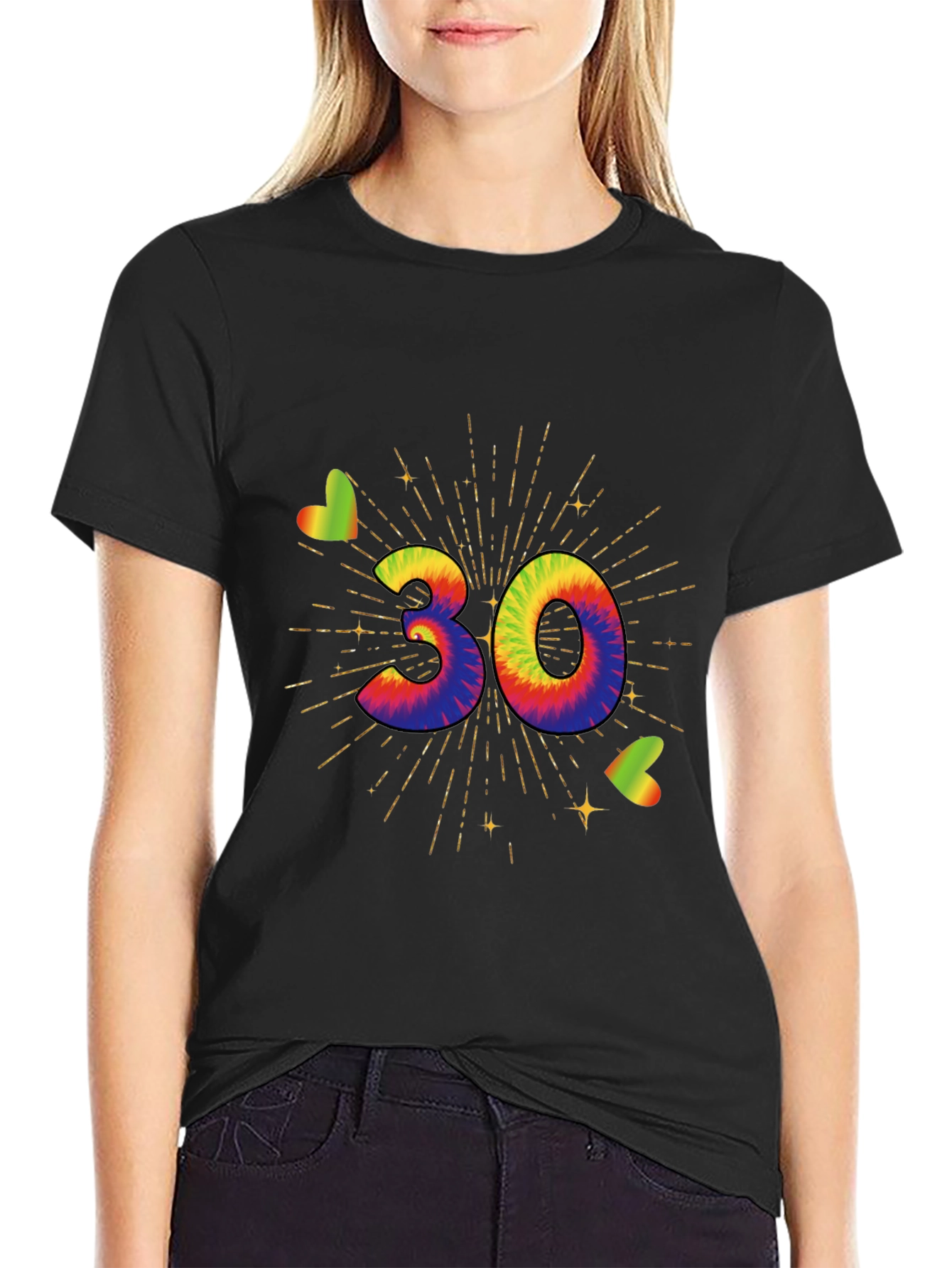 Tie Dye 30th Birthday T-Shirt