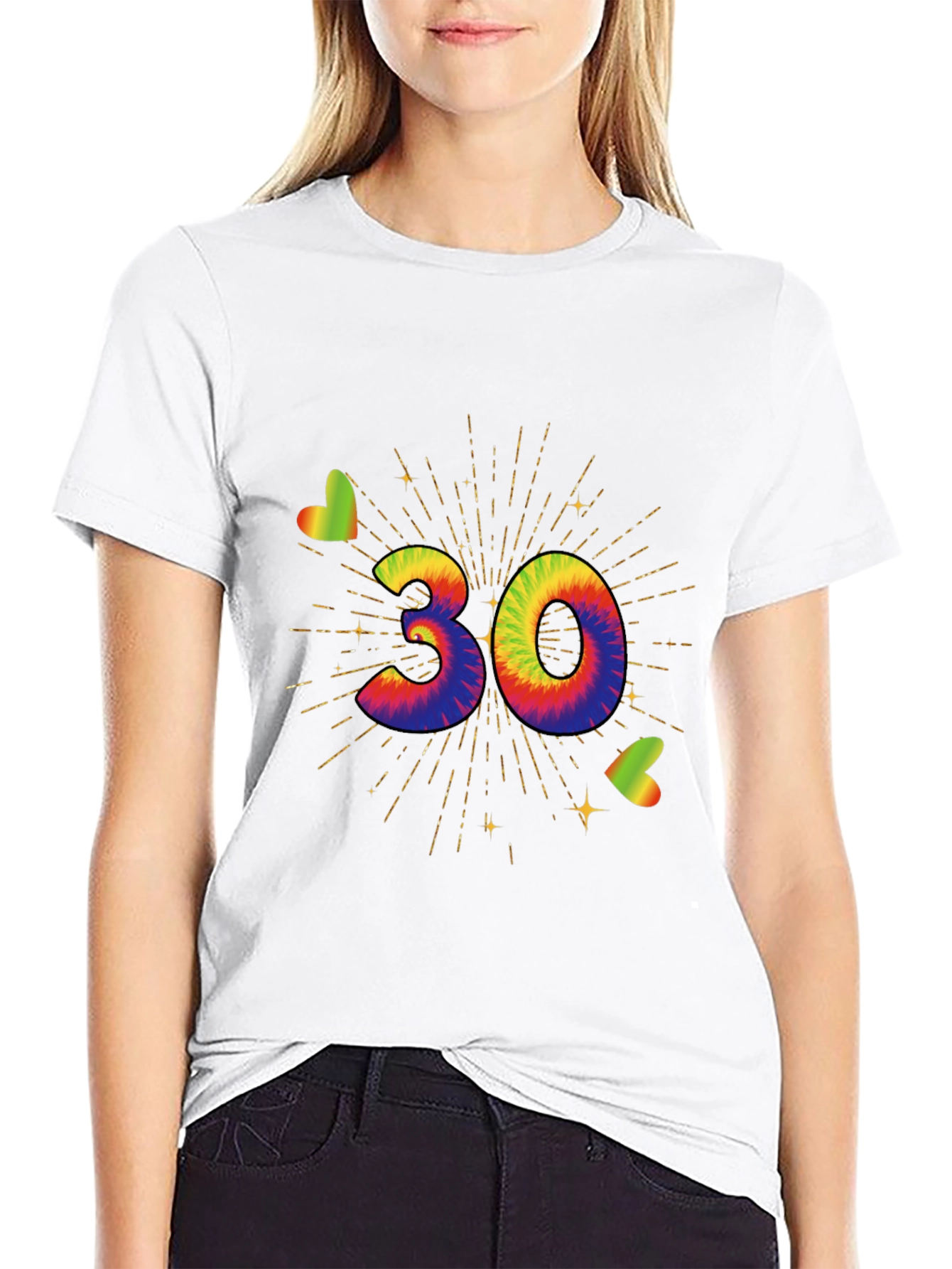 Tie Dye 30th Birthday T-Shirt