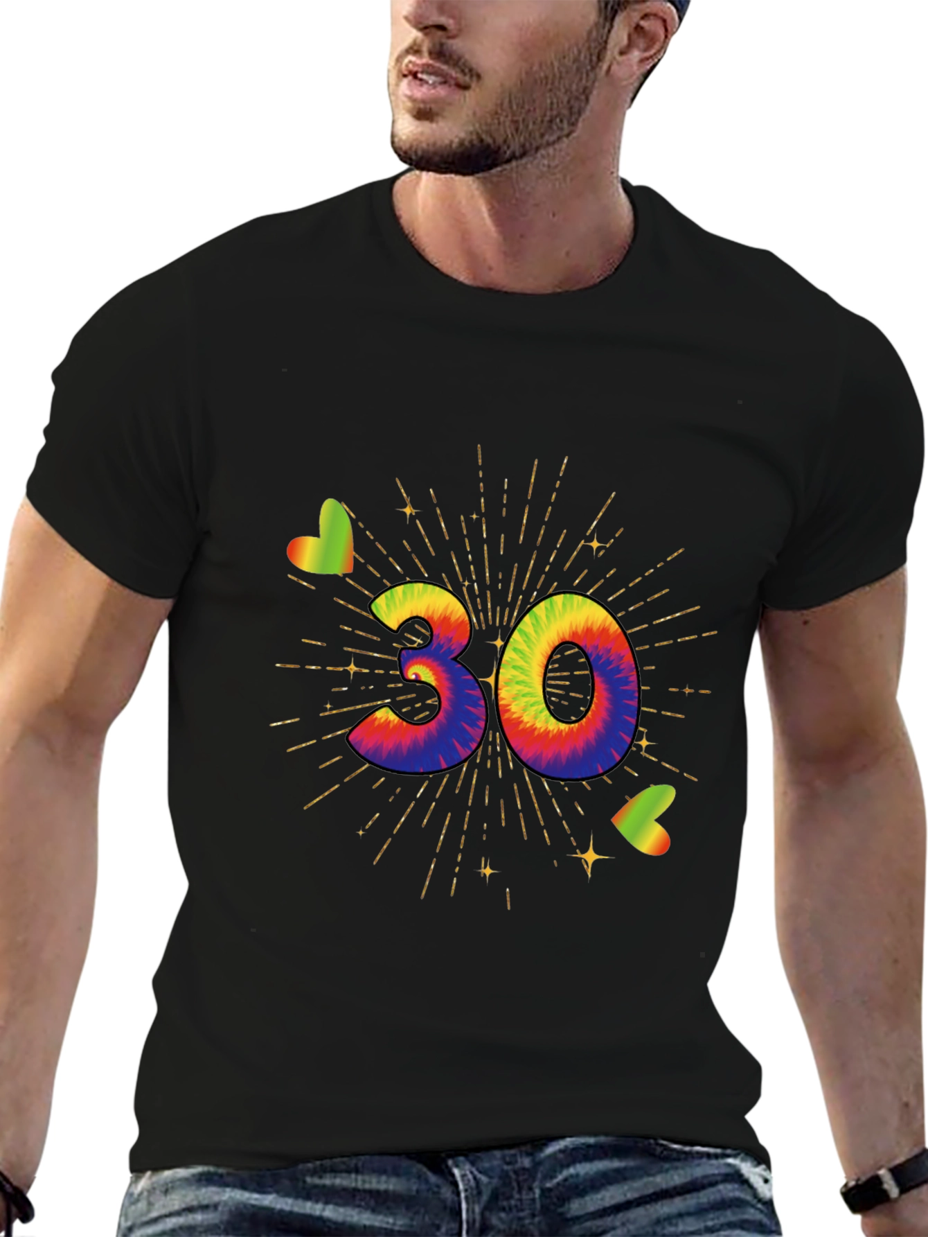 Tie Dye 30th Birthday T-Shirt