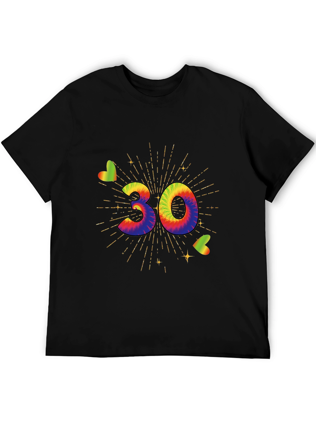 Tie Dye 30th Birthday T-Shirt