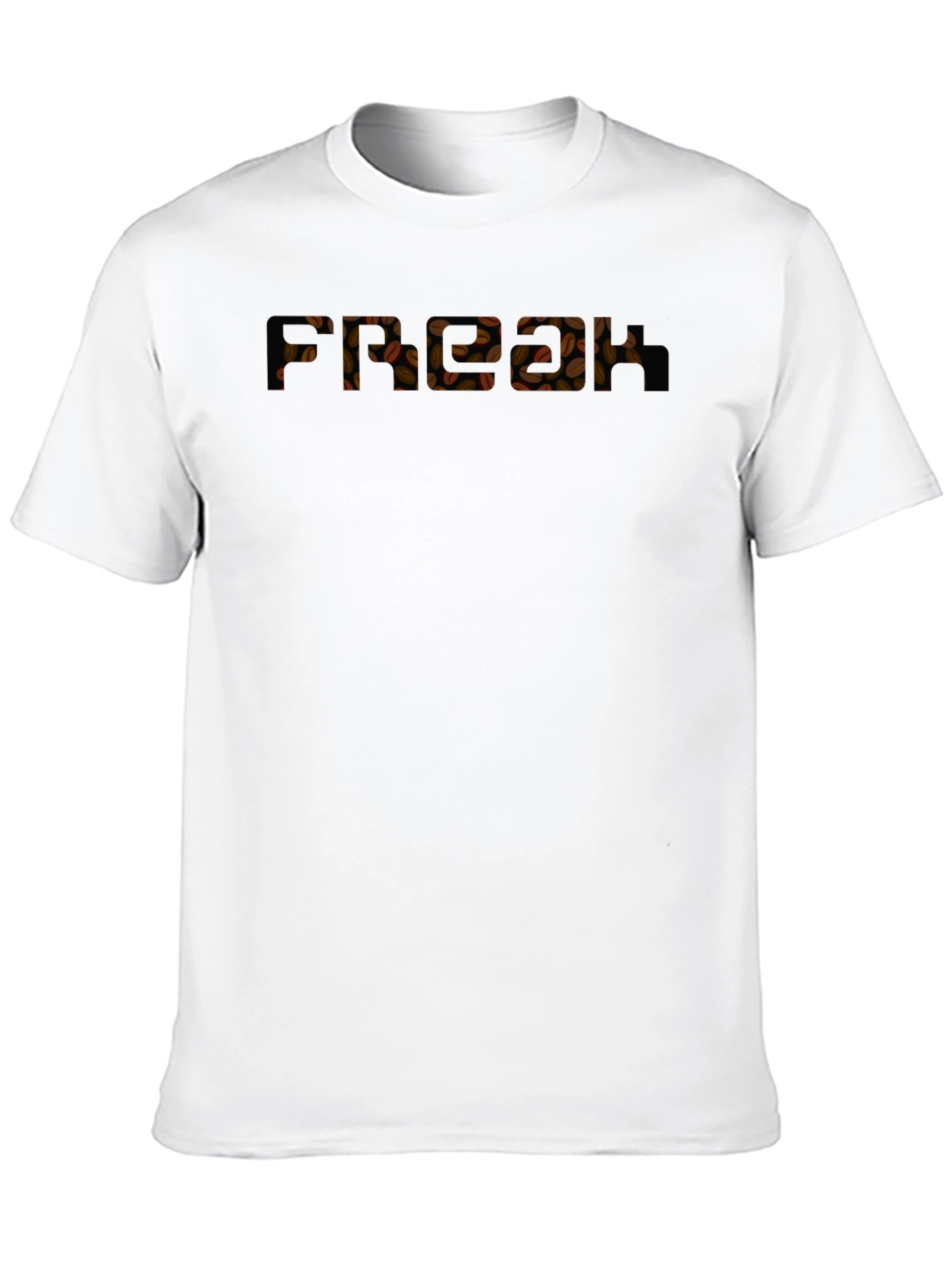 Coffee Bean Graphic Black T-Shirt