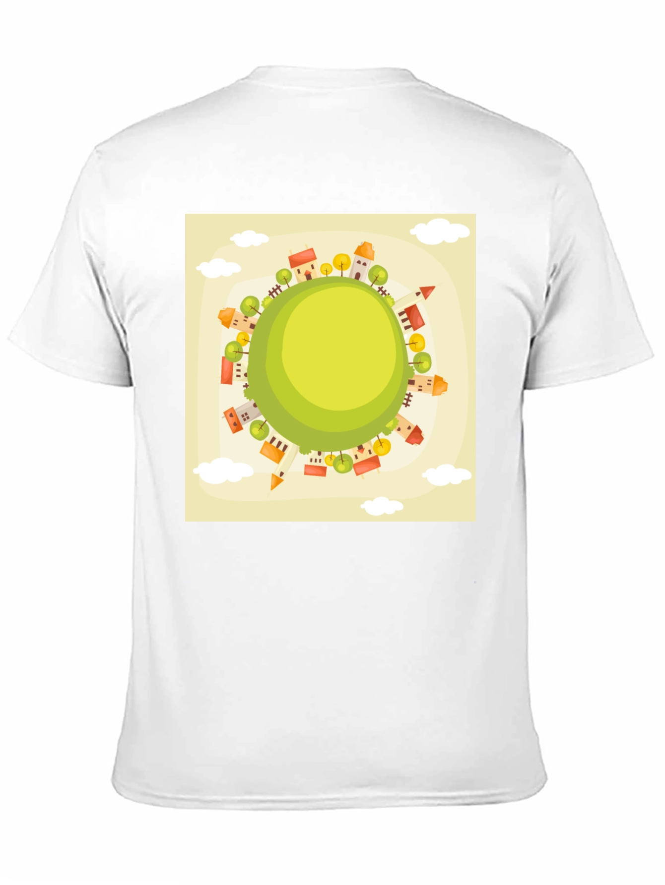 Cartoon World Graphic Tee - Black