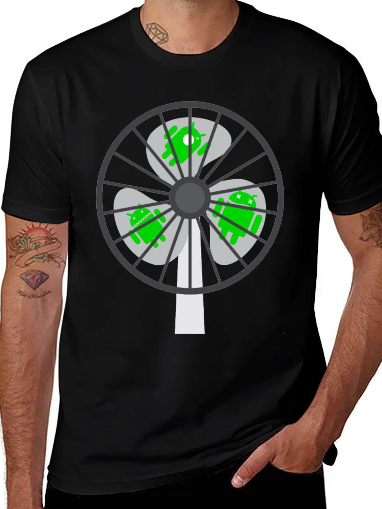 Android Fan T-Shirt - Geeky Style!