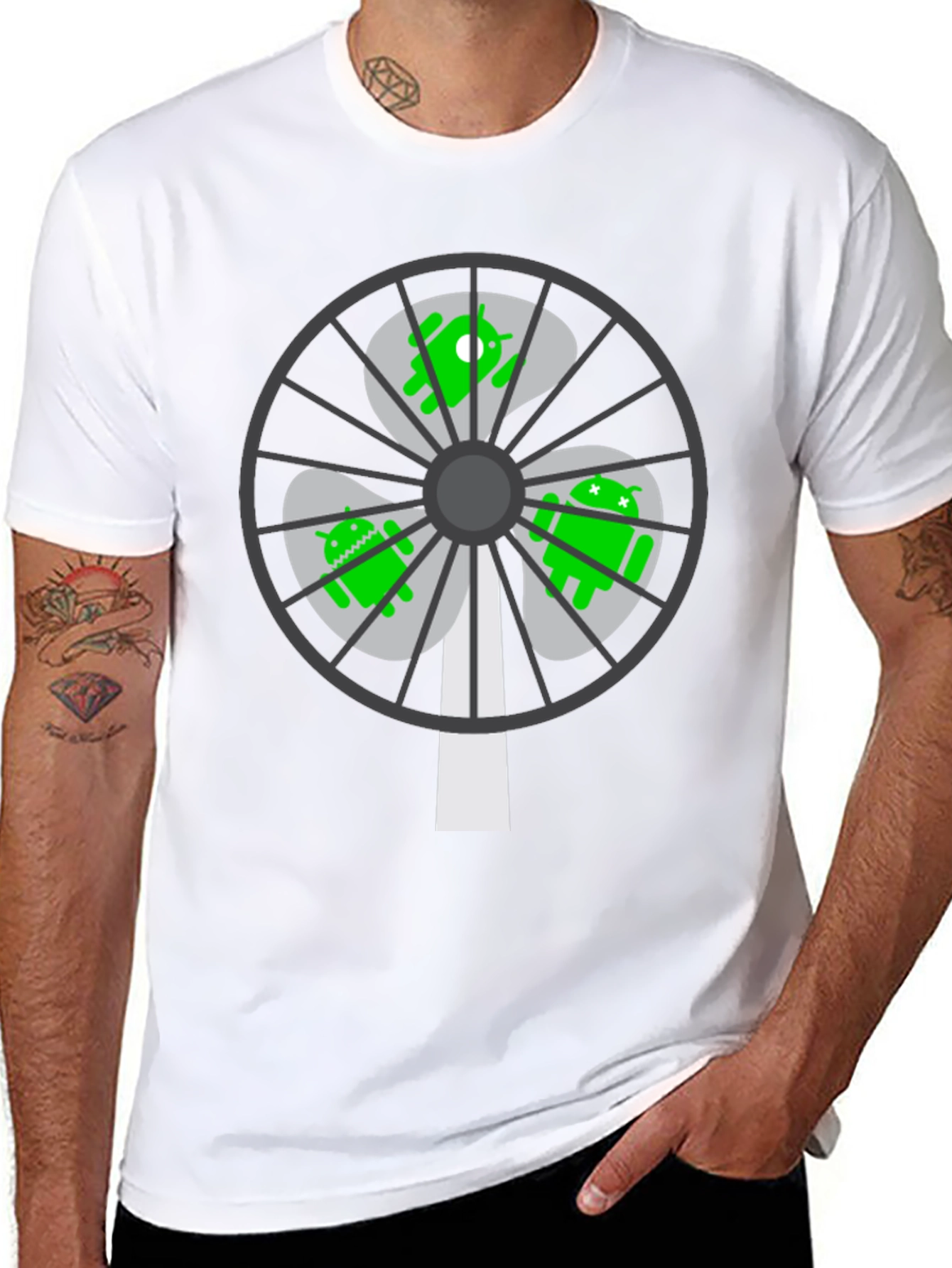 Android Fan T-Shirt - Geeky Style!