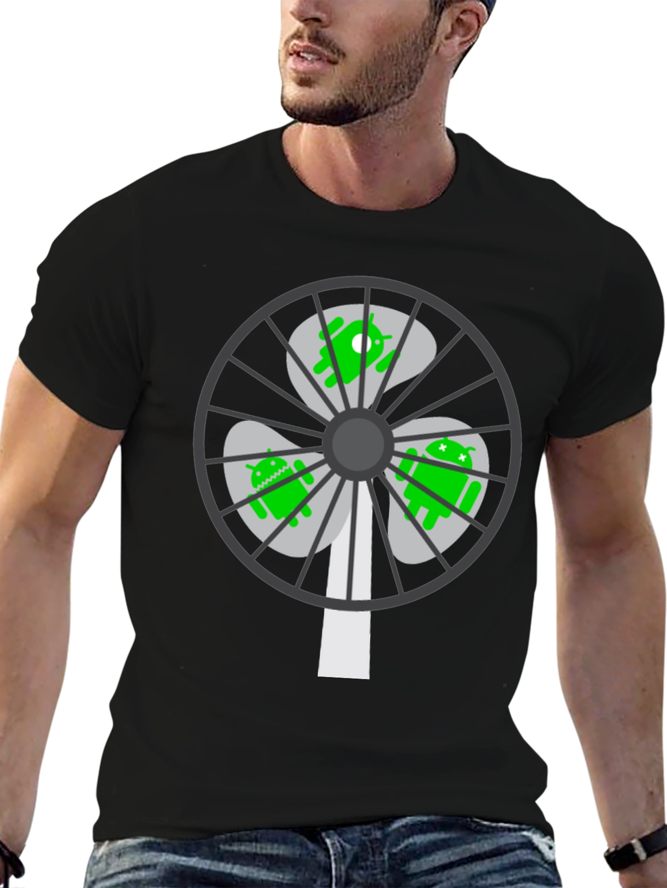 Android Fan T-Shirt - Geeky Style!