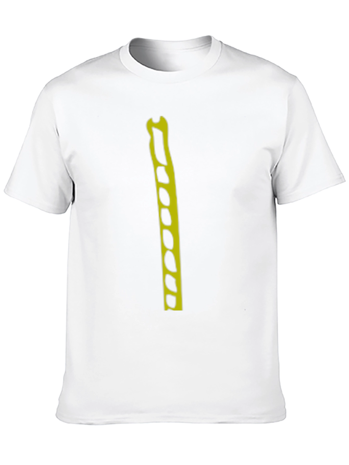Modern Graphic Tee - Black with Yellow Design