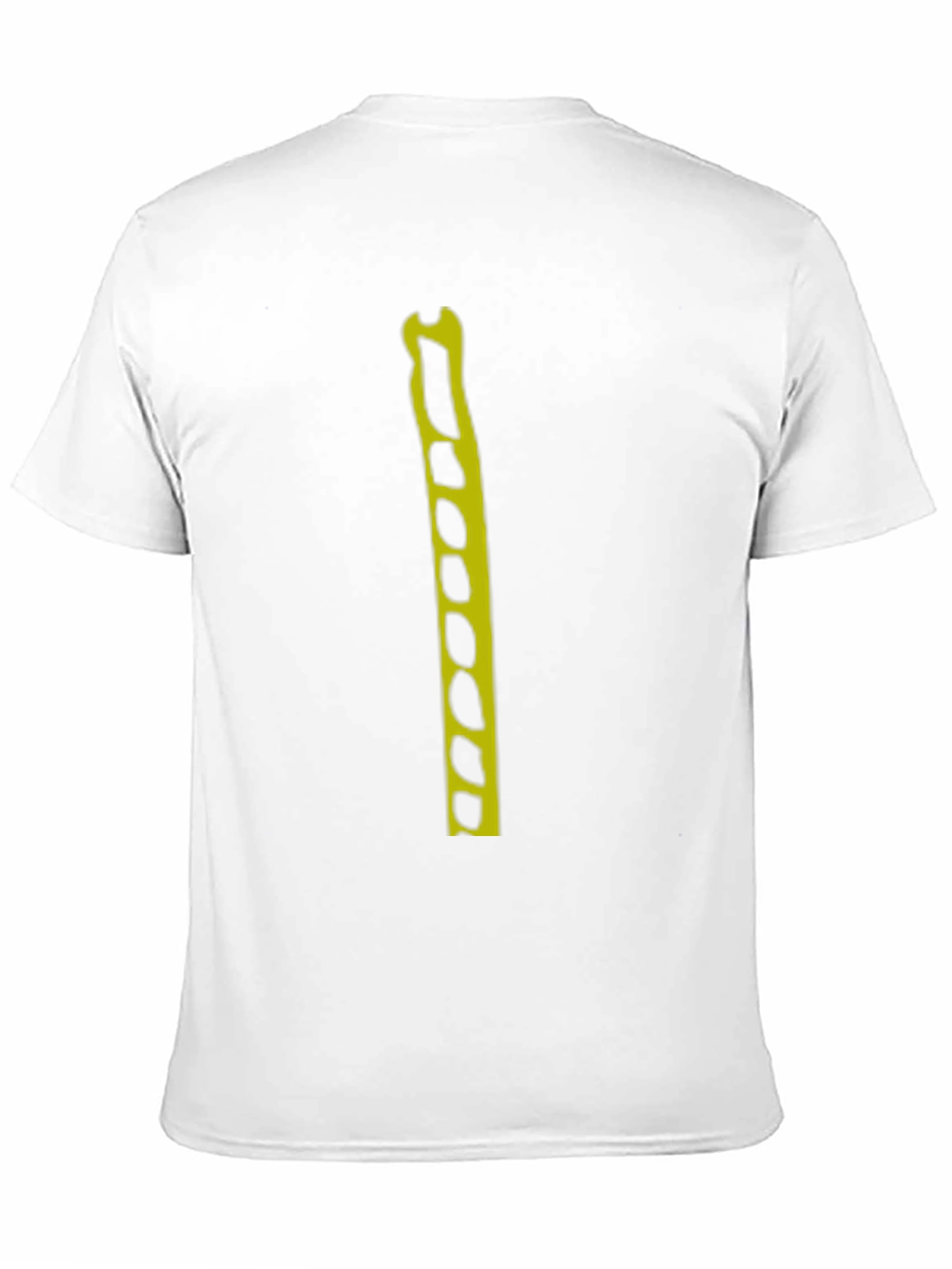 Modern Graphic Tee - Black with Yellow Design