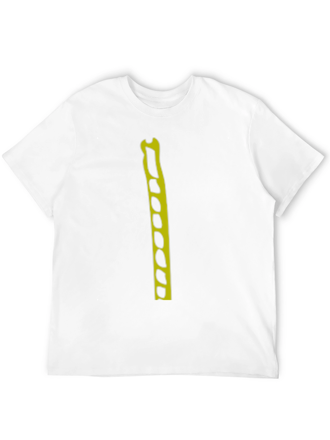 Modern Graphic Tee - Black with Yellow Design