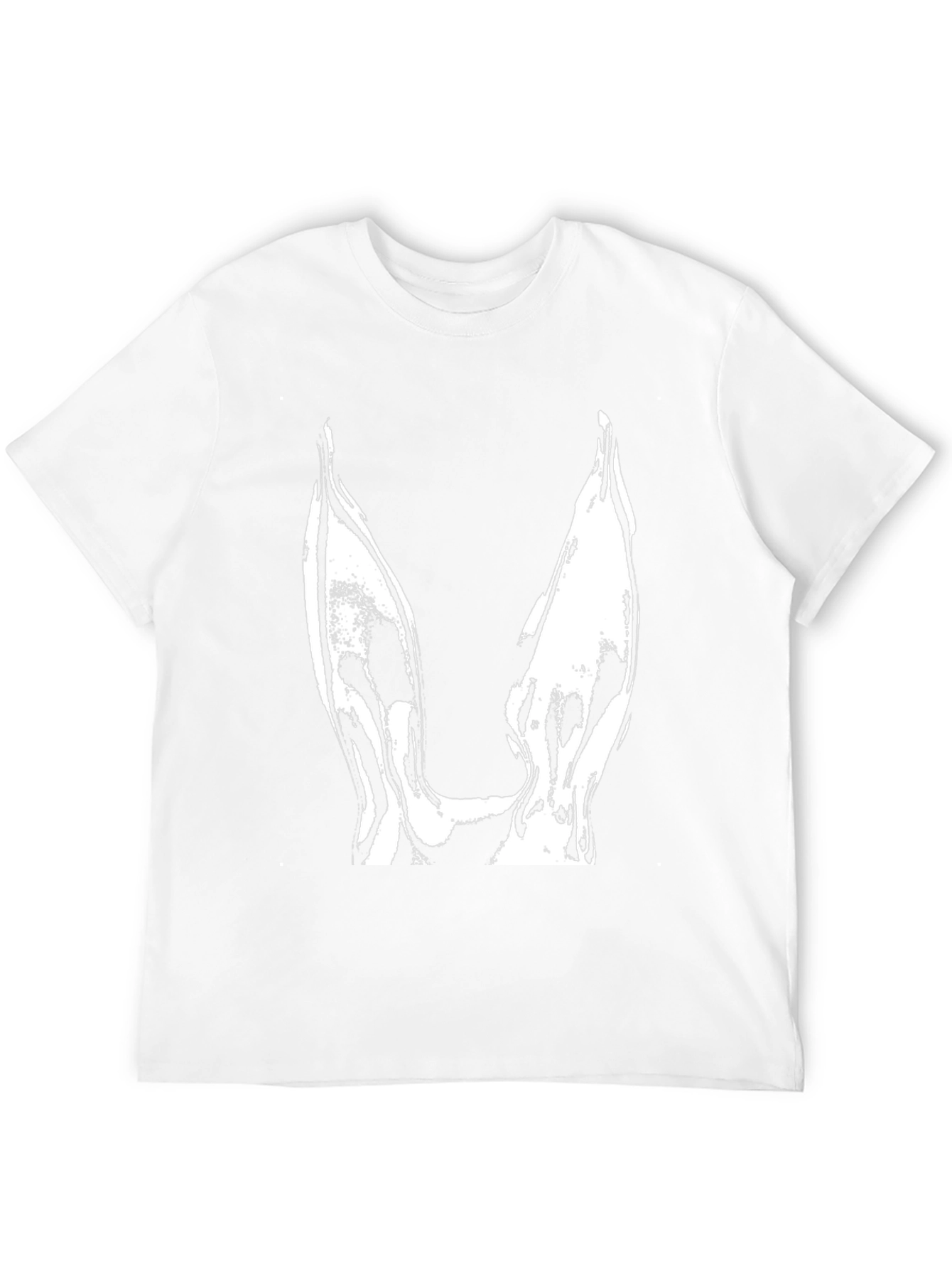 Modern Black T-Shirt with Abstract Design
