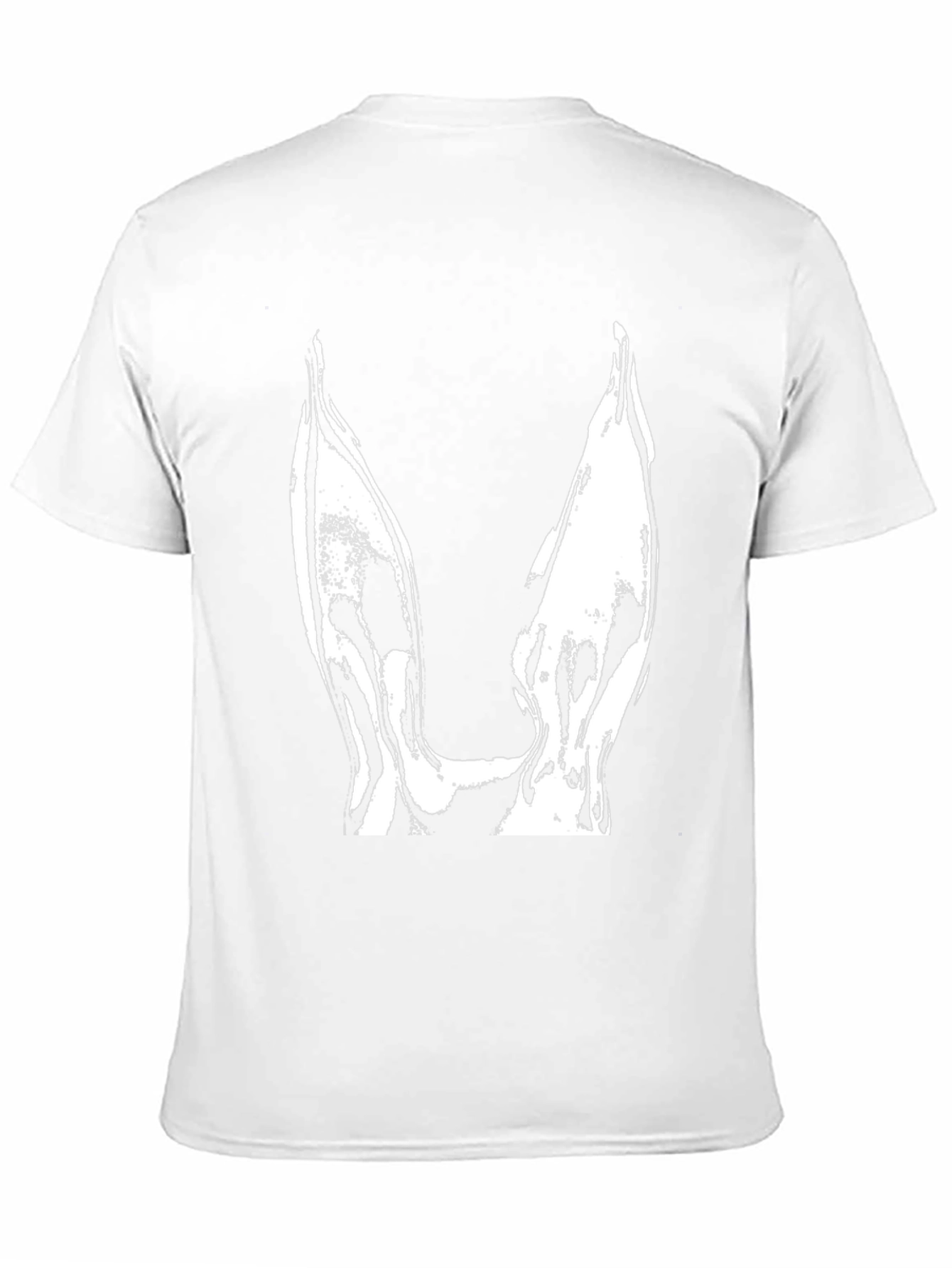 Modern Black T-Shirt with Abstract Design