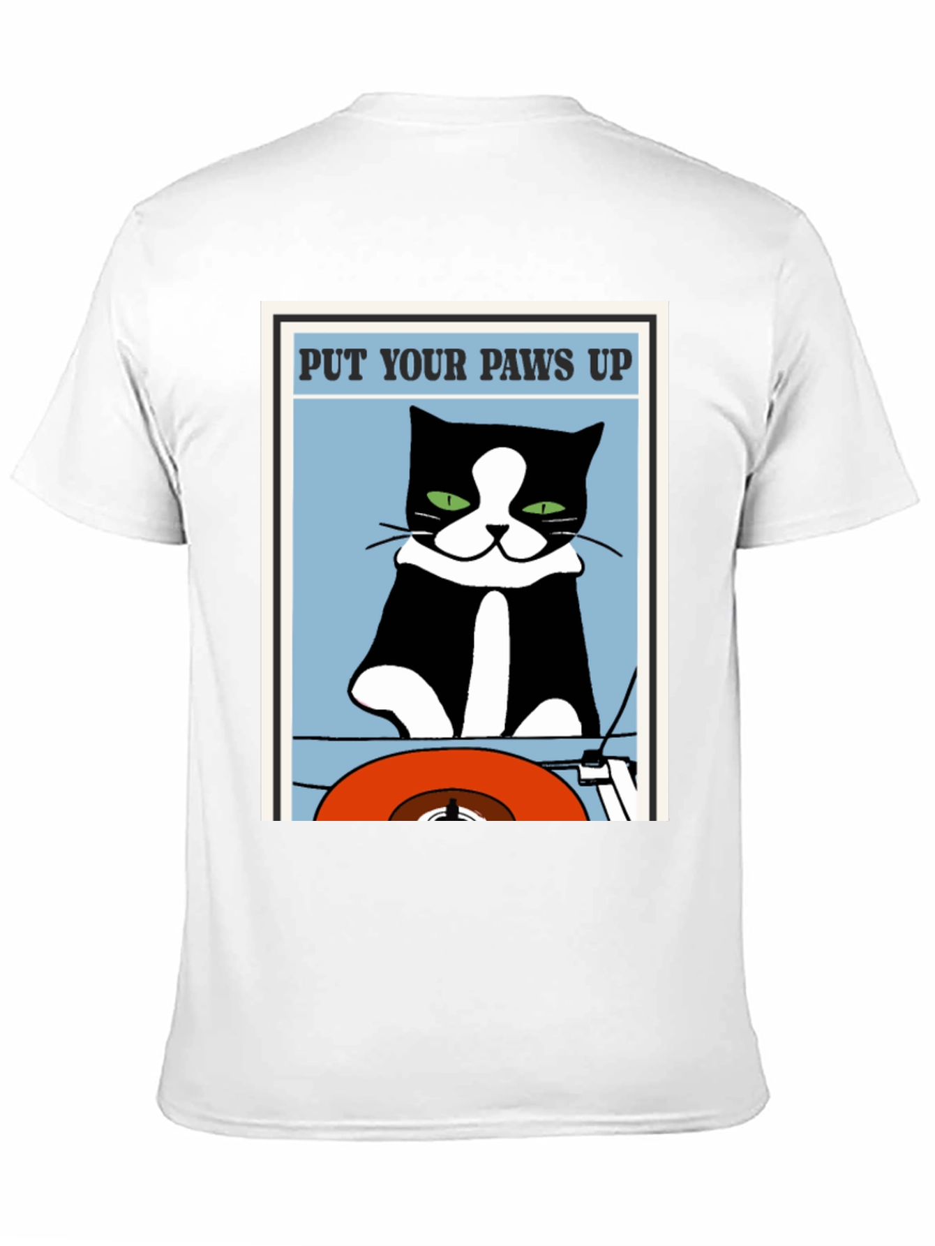 Put Your Paws Up Cat Graphic T-Shirt