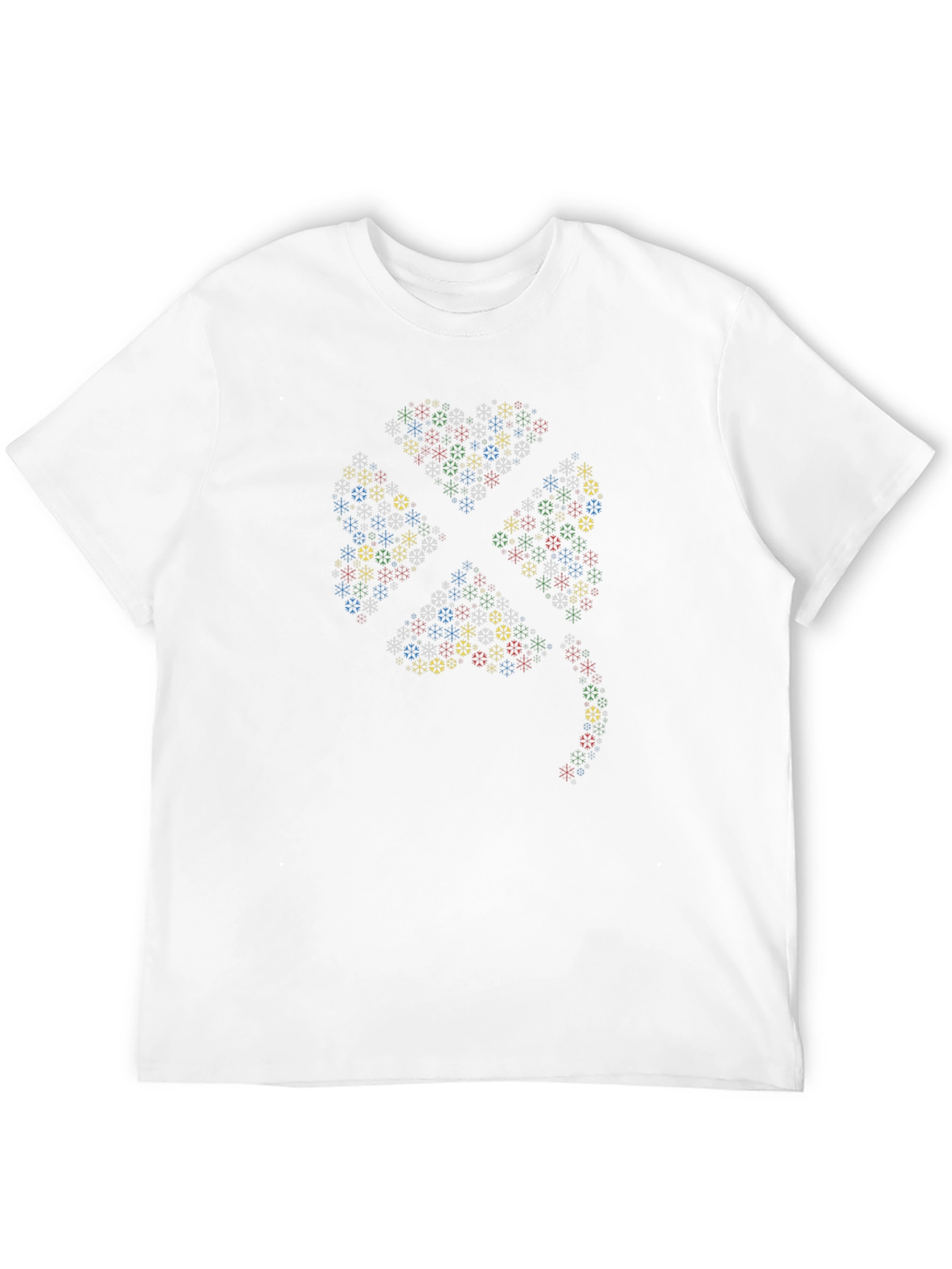 Lucky Clover Graphic T-Shirt - Black