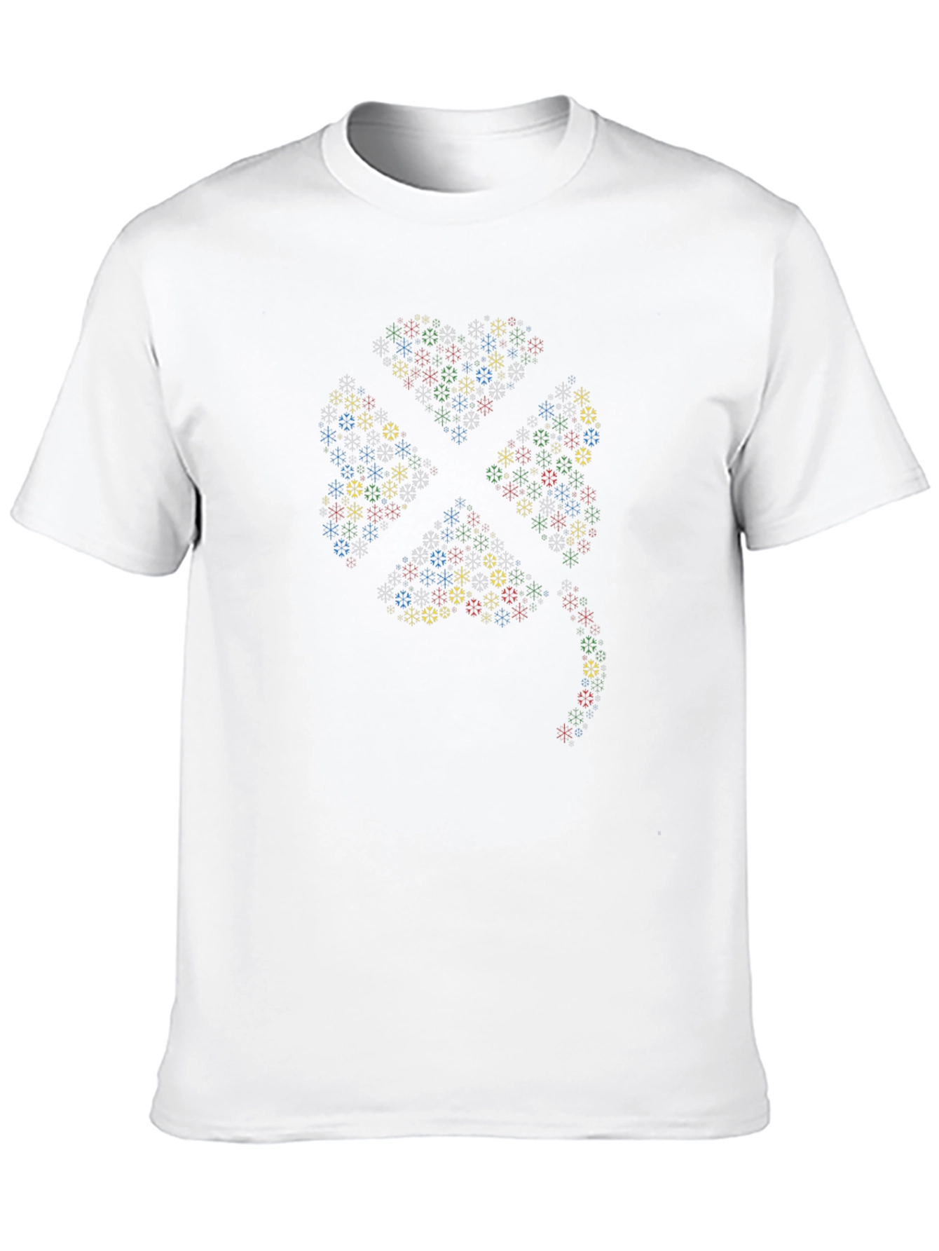 Lucky Clover Graphic T-Shirt - Black