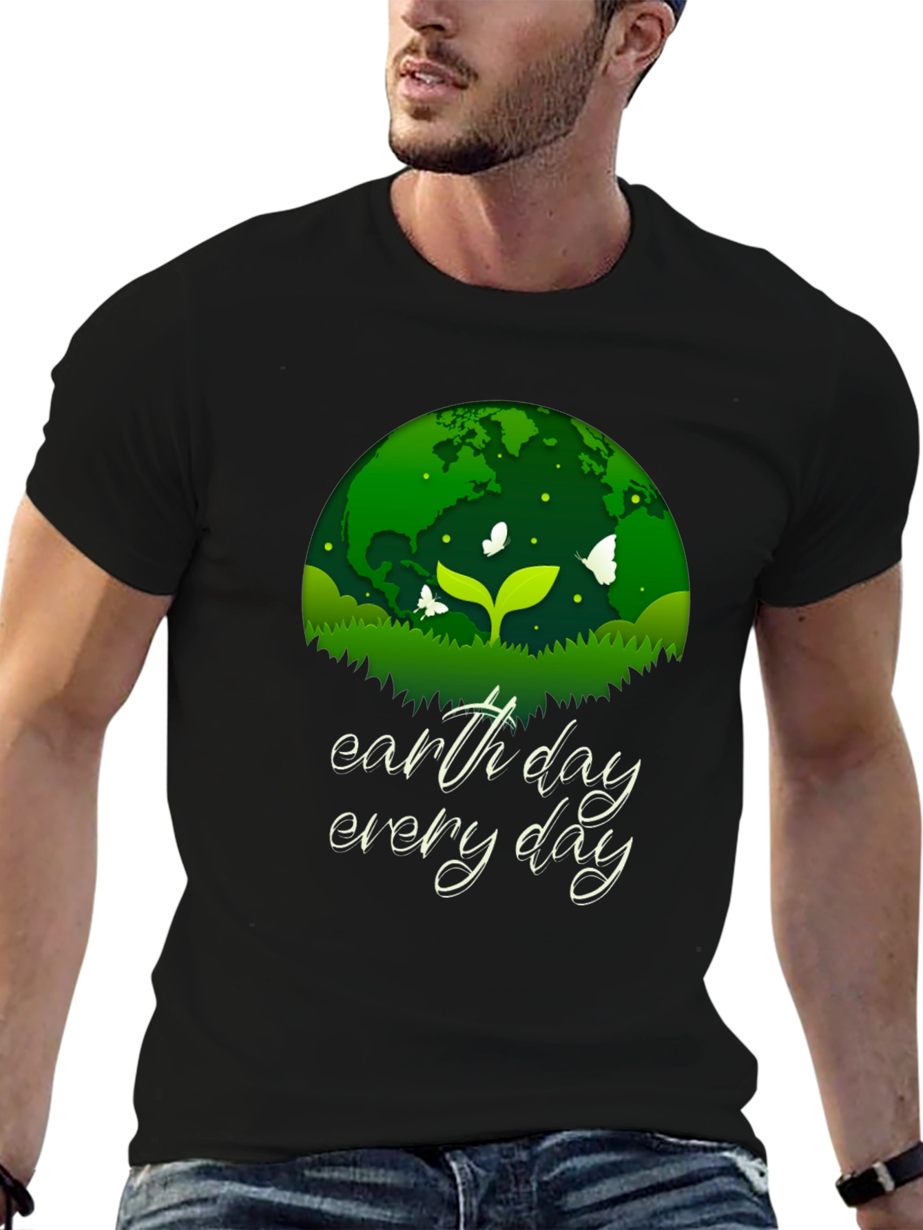 Earth Day Every Day T-Shirt - Eco-Friendly Design