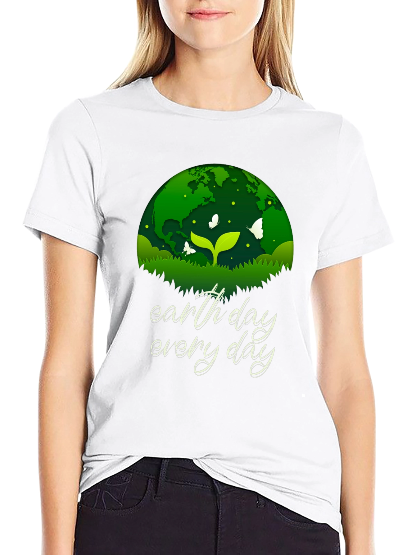 Earth Day Every Day T-Shirt - Eco-Friendly Design