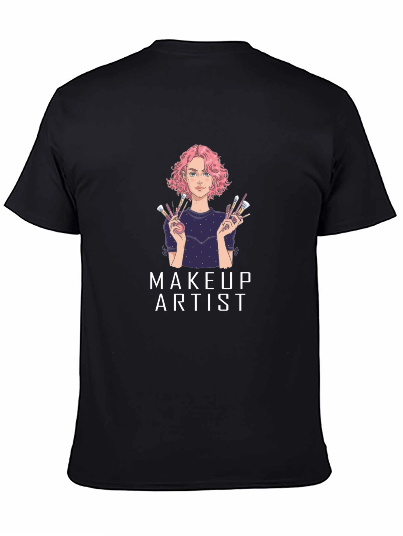 Makeup Artist Graphic T-Shirt - Unisex Cotton Tee