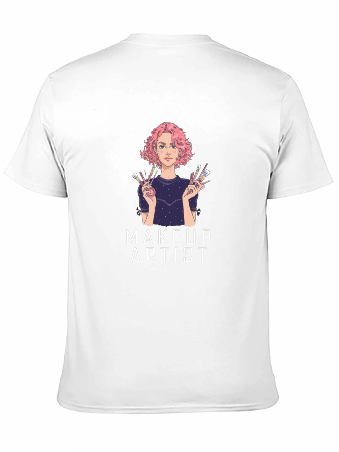Makeup Artist Graphic T-Shirt - Unisex Cotton Tee