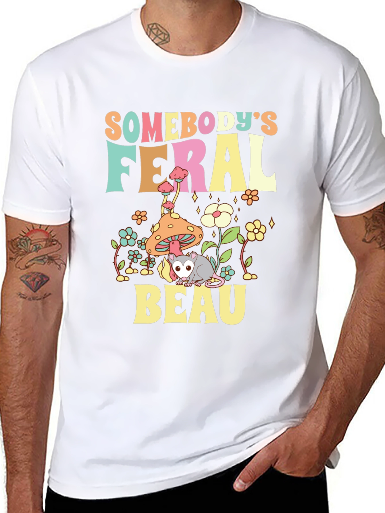 Somebodys Feral Beau Graphic Tee