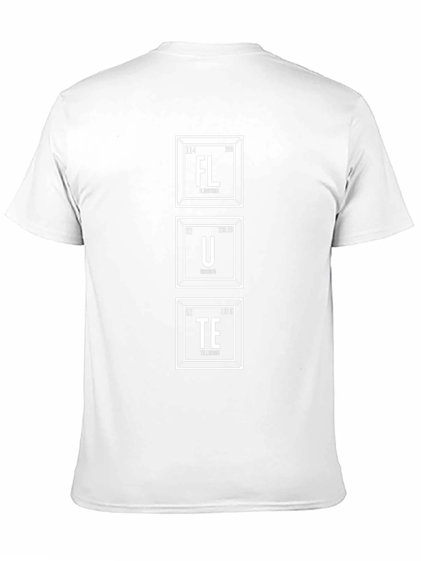Periodic Table Flute Elements Funny T-Shirt