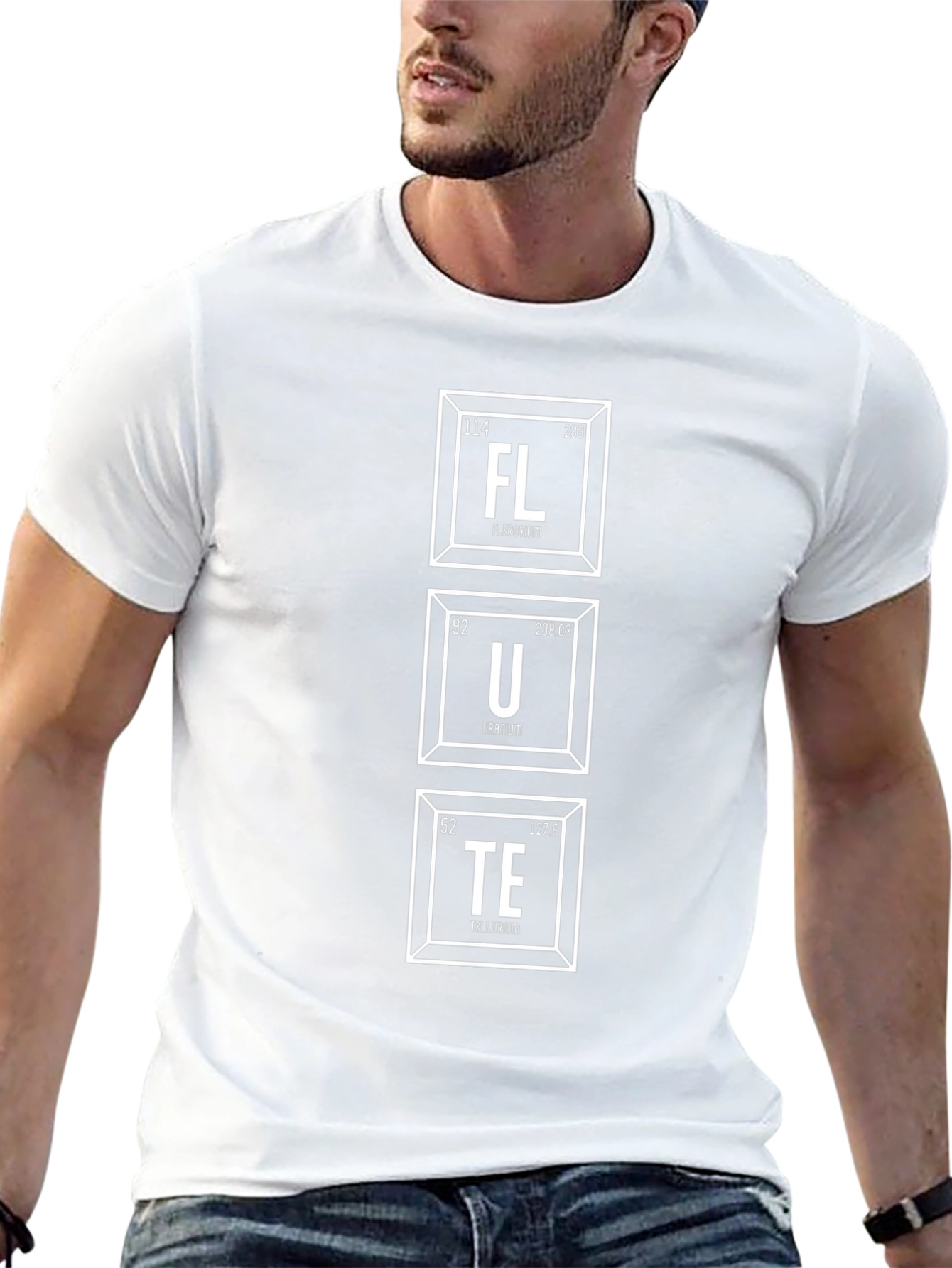 Periodic Table Flute Elements Funny T-Shirt