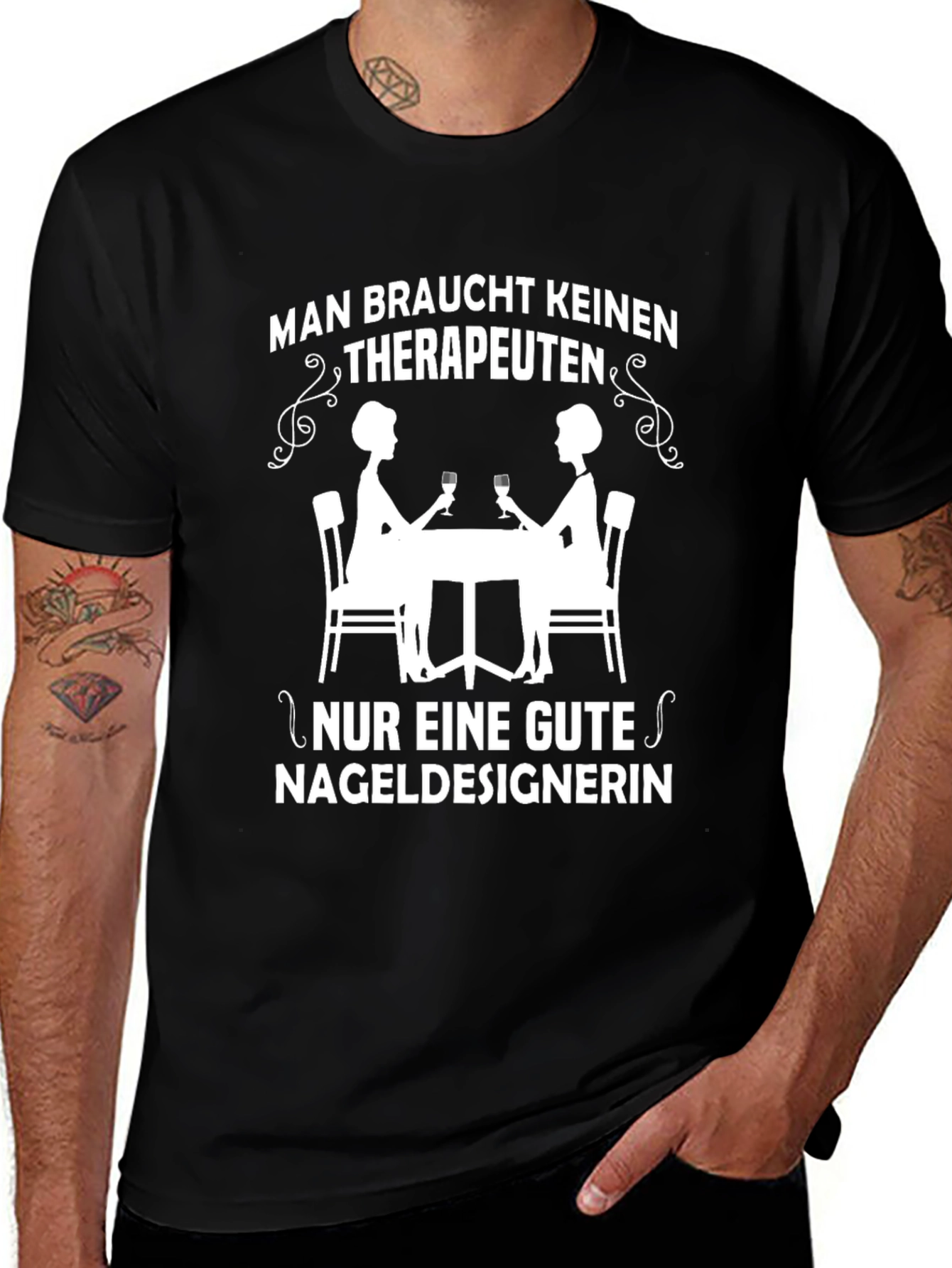 Man Braucht Keinen Therapeuten T-Shirt