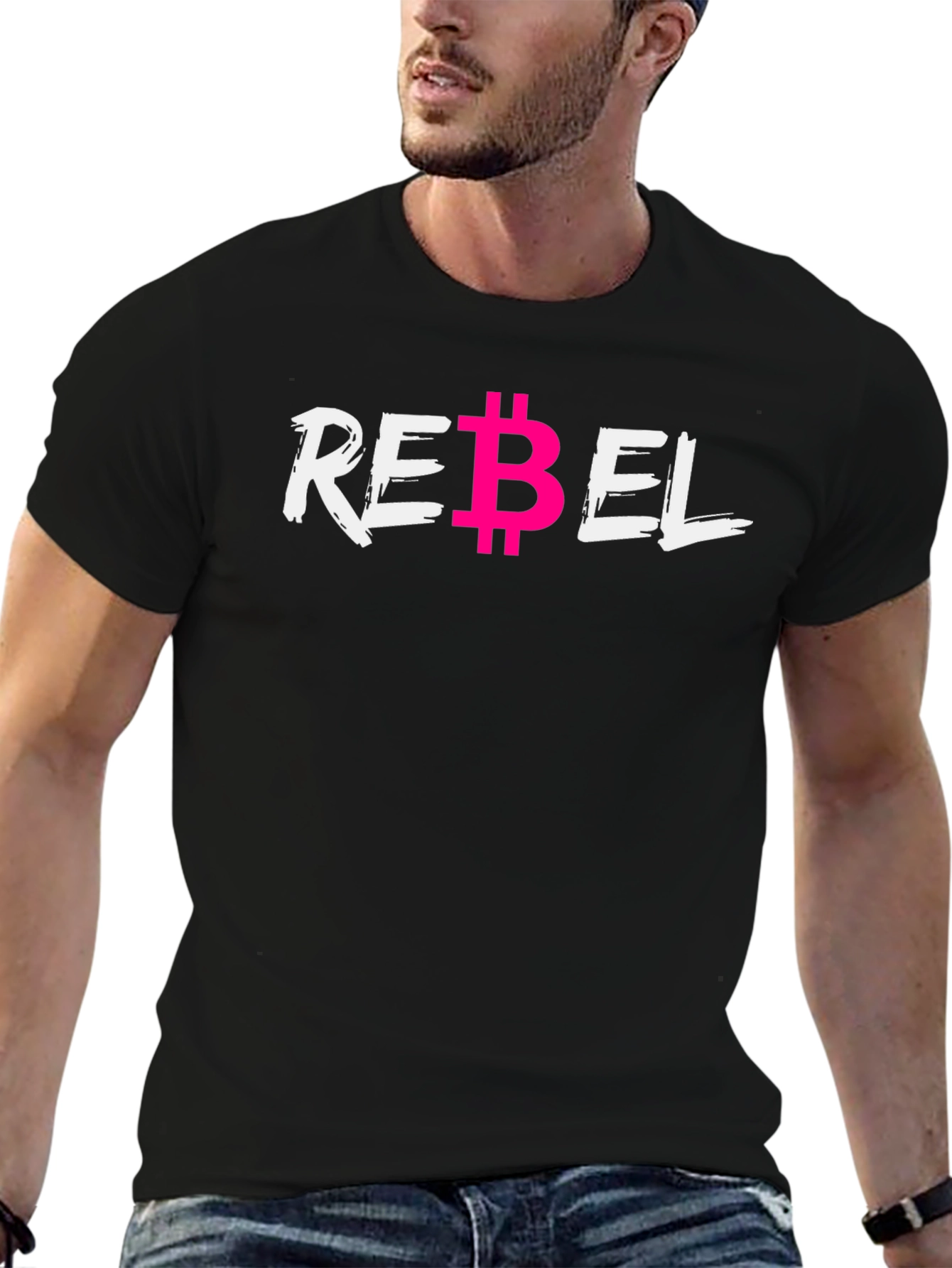 Rebel Bitcoin T-Shirt - Crypto Currency Tee