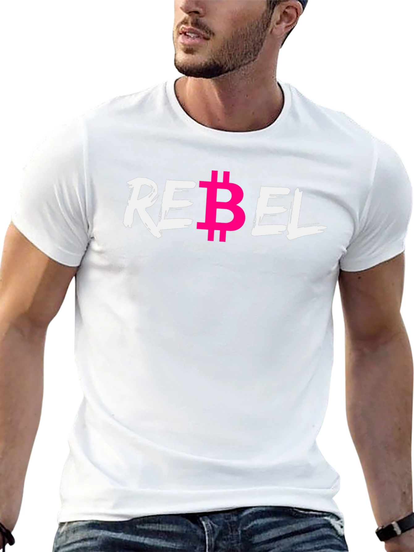 Rebel Bitcoin T-Shirt - Crypto Currency Tee