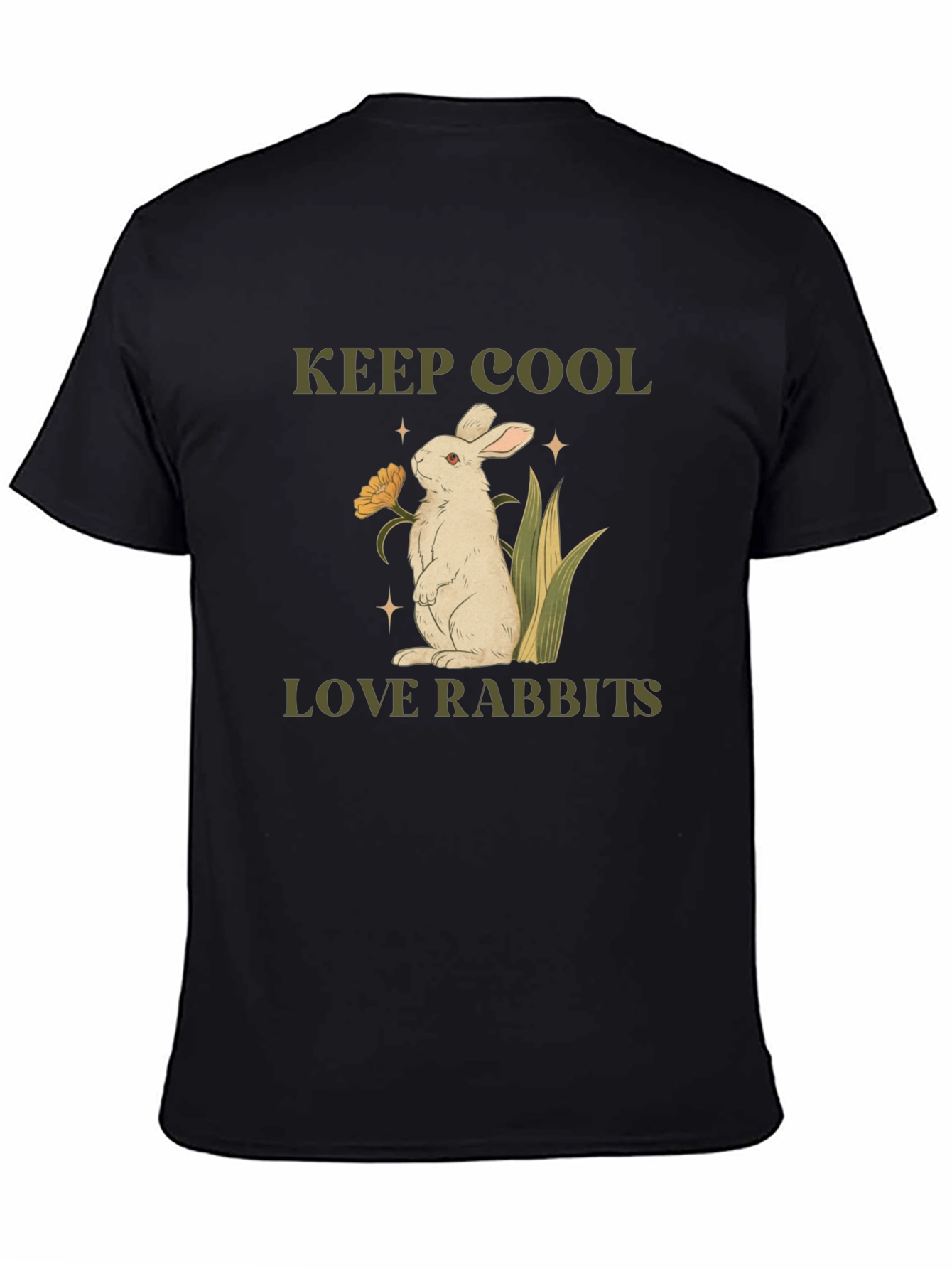 Keep Cool Love Rabbits Graphic Tee