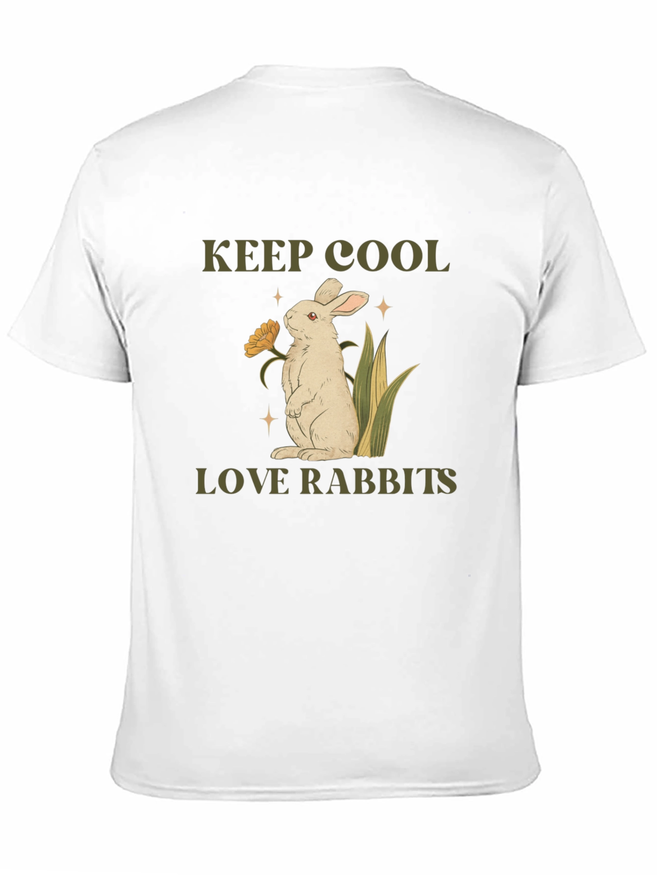 Keep Cool Love Rabbits Graphic Tee