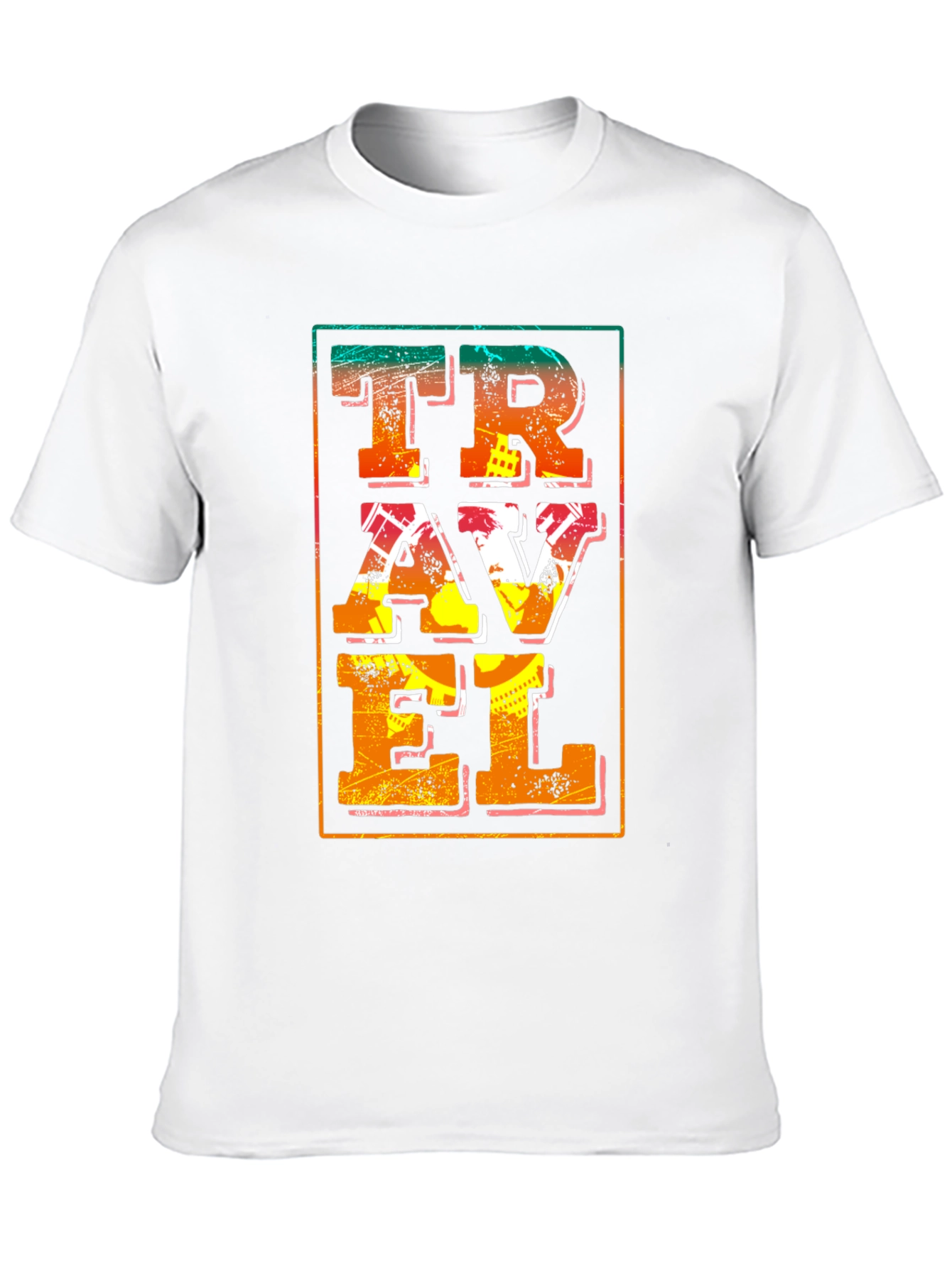 Travel Graphic Tee - Black Cotton Blend