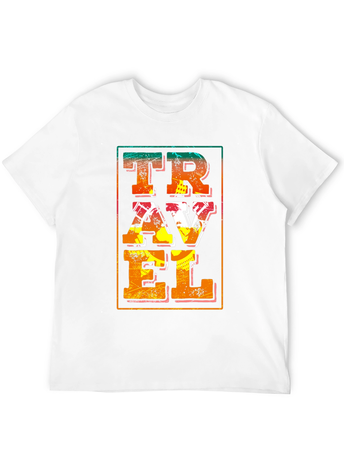Travel Graphic Tee - Black Cotton Blend