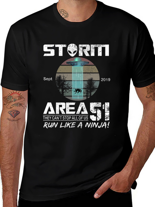 Storm Area 51 Run Like A Ninja Black T-Shirt