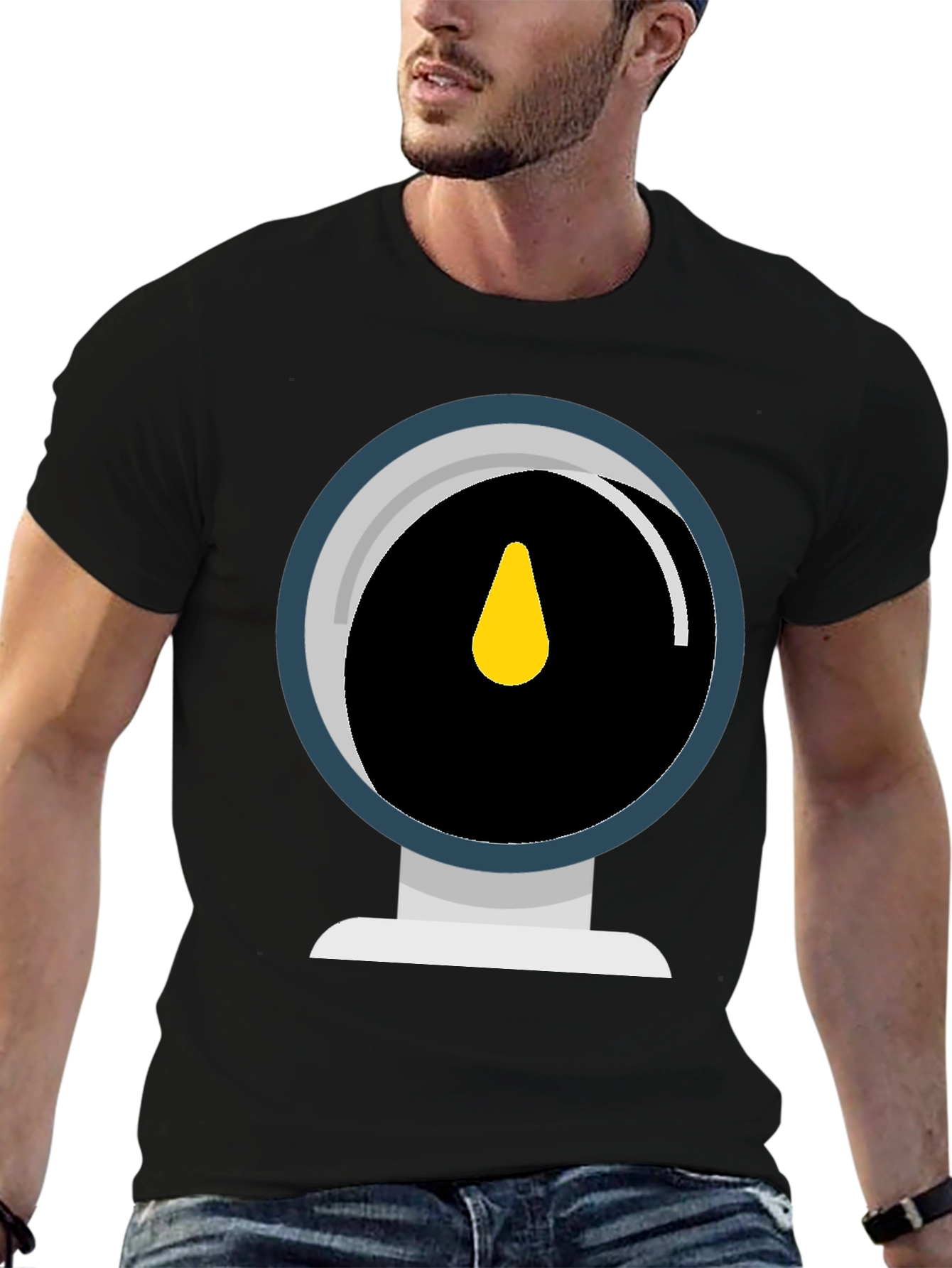 Gauge Graphic Tee - Cool Black T-Shirt