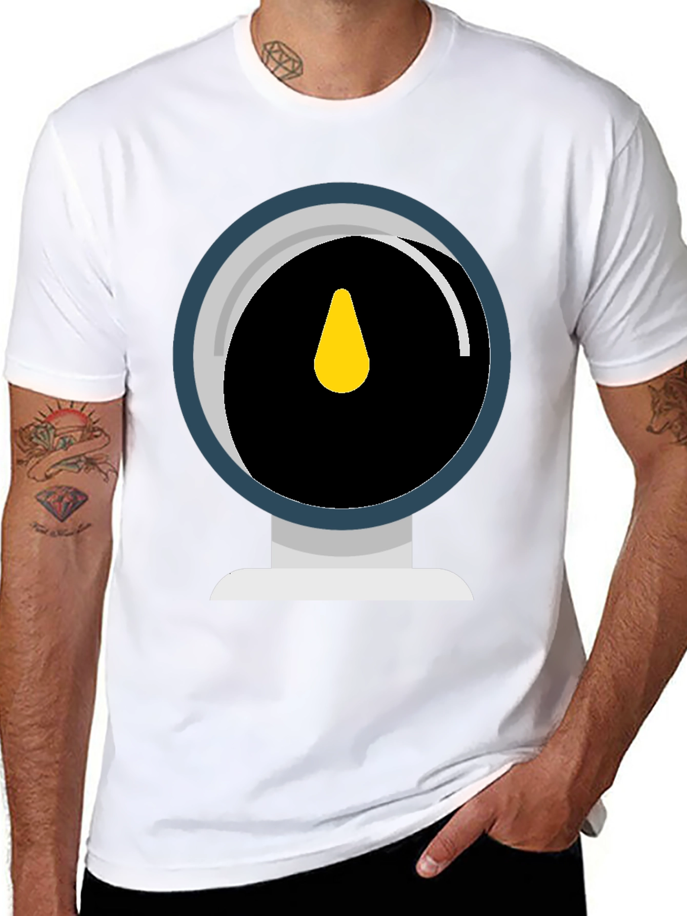 Gauge Graphic Tee - Cool Black T-Shirt