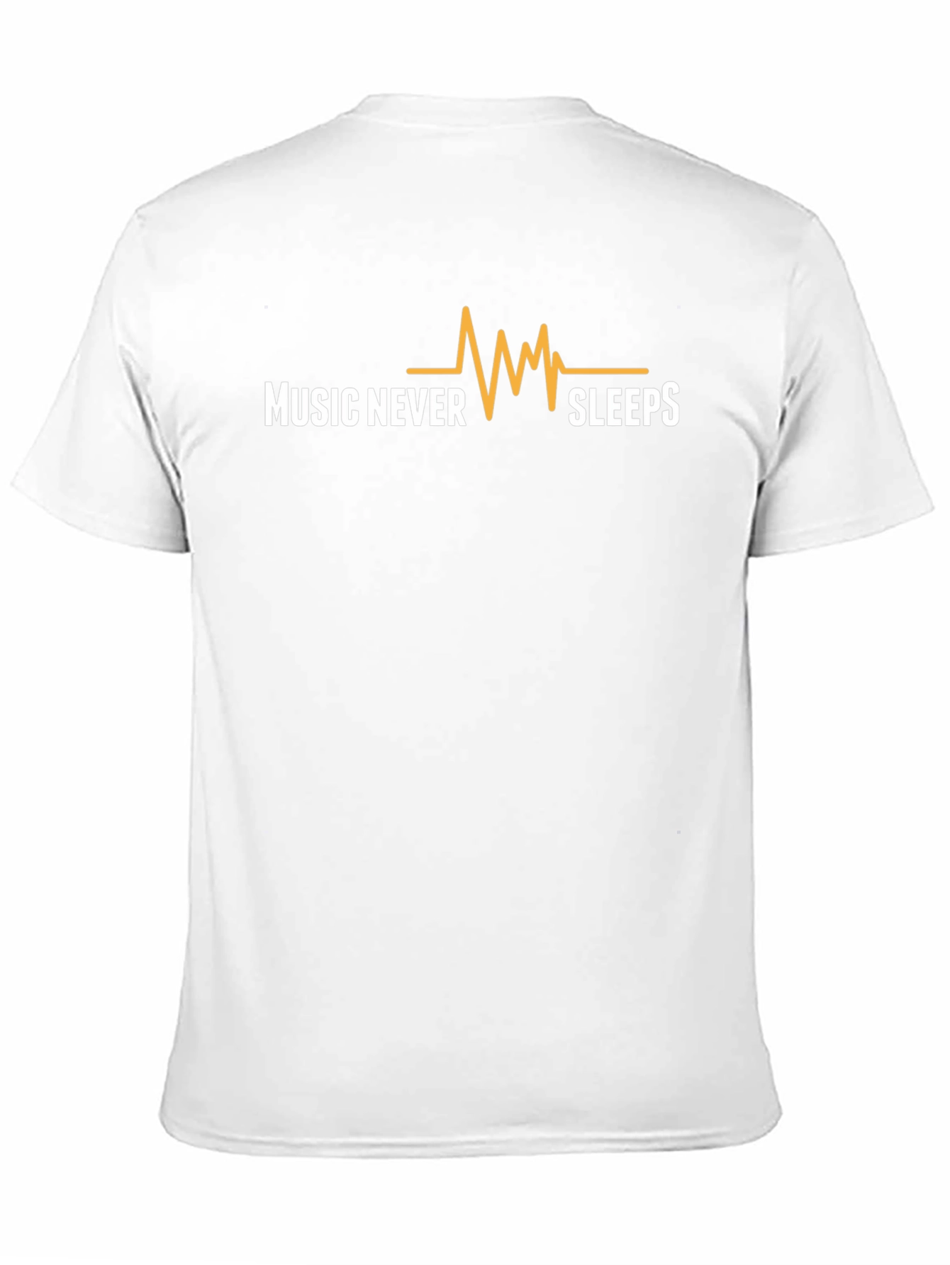 Music Never Sleeps Graphic Tee - Black