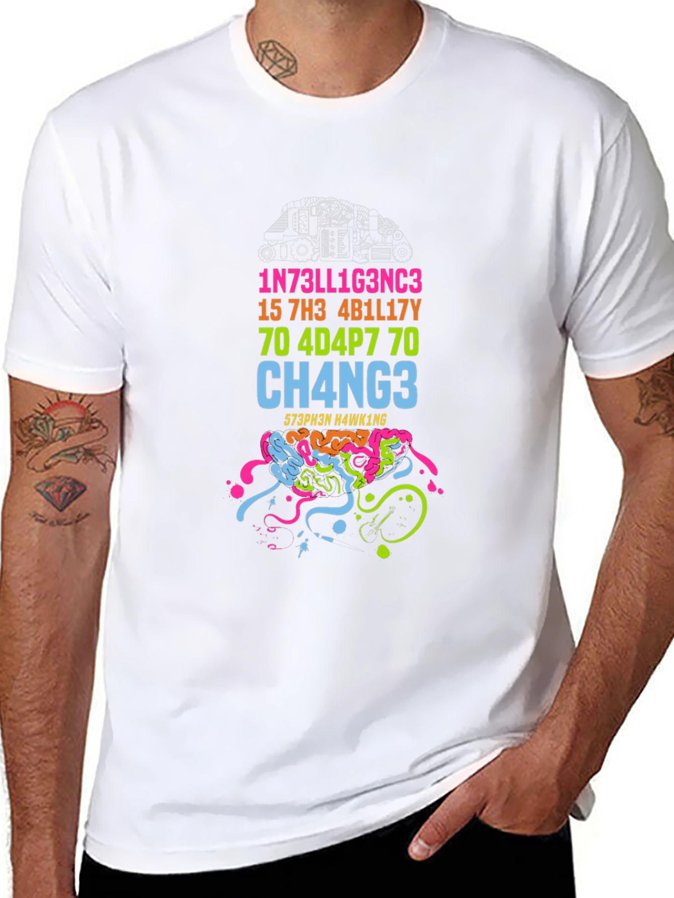Intelligence Evolution T-Shirt - Black