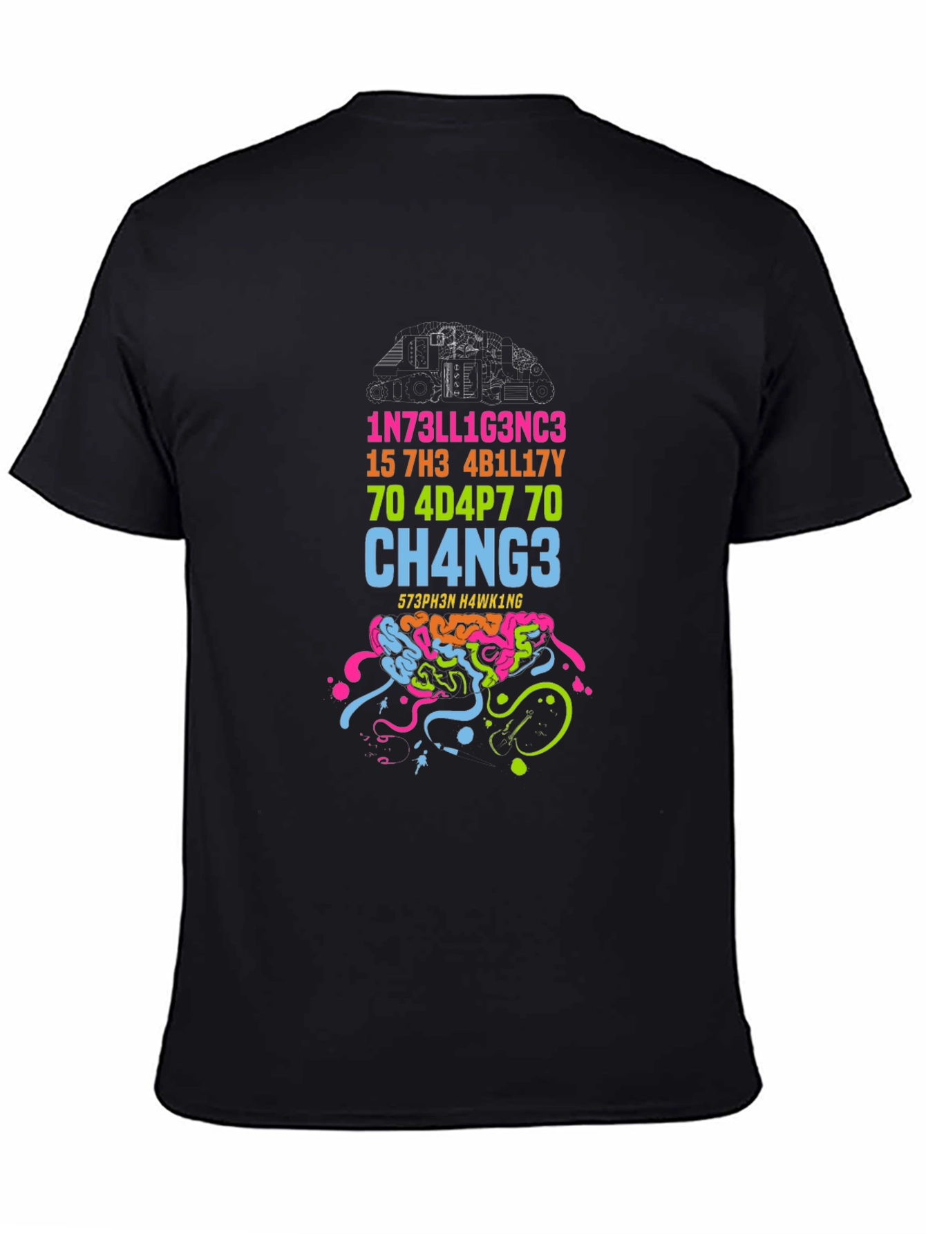 Intelligence Evolution T-Shirt - Black