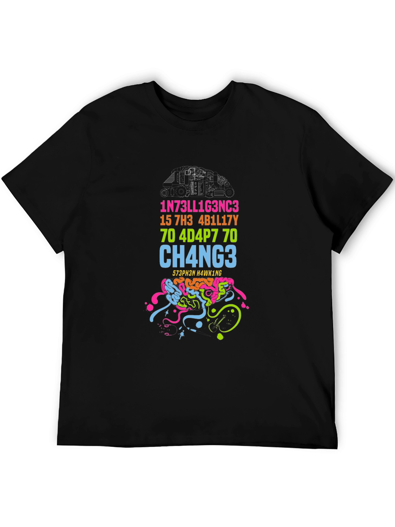 Intelligence Evolution T-Shirt - Black