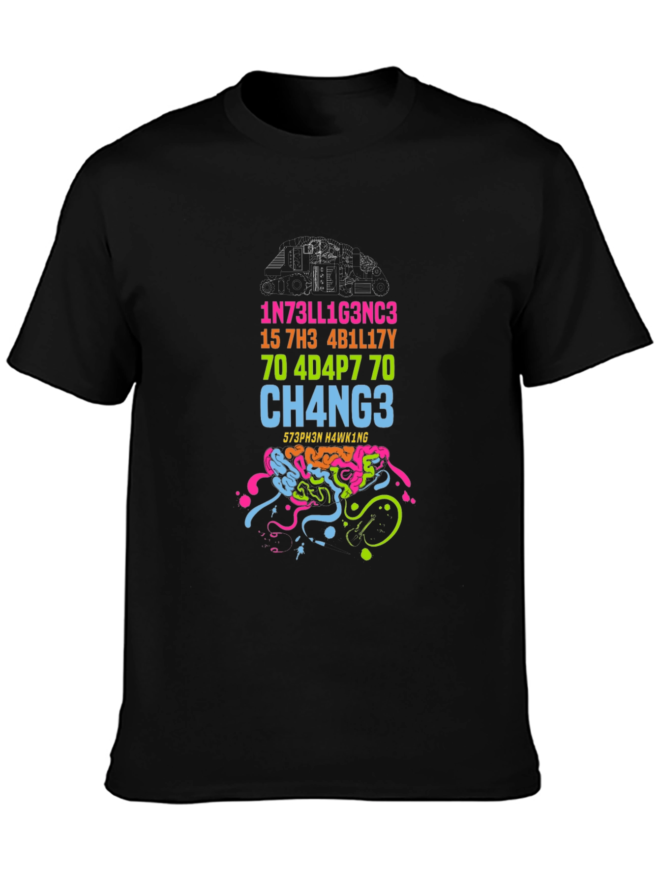 Intelligence Evolution T-Shirt - Black