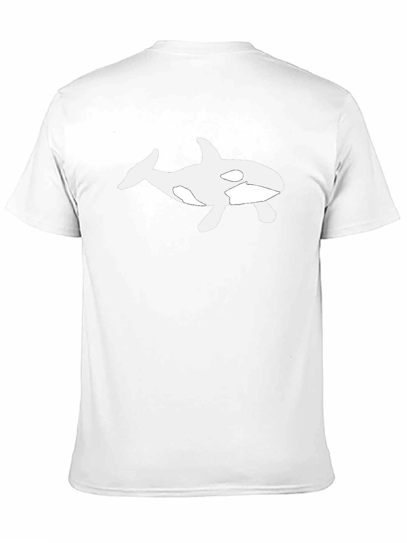 Orca Graphic T-Shirt - Black Cotton Blend