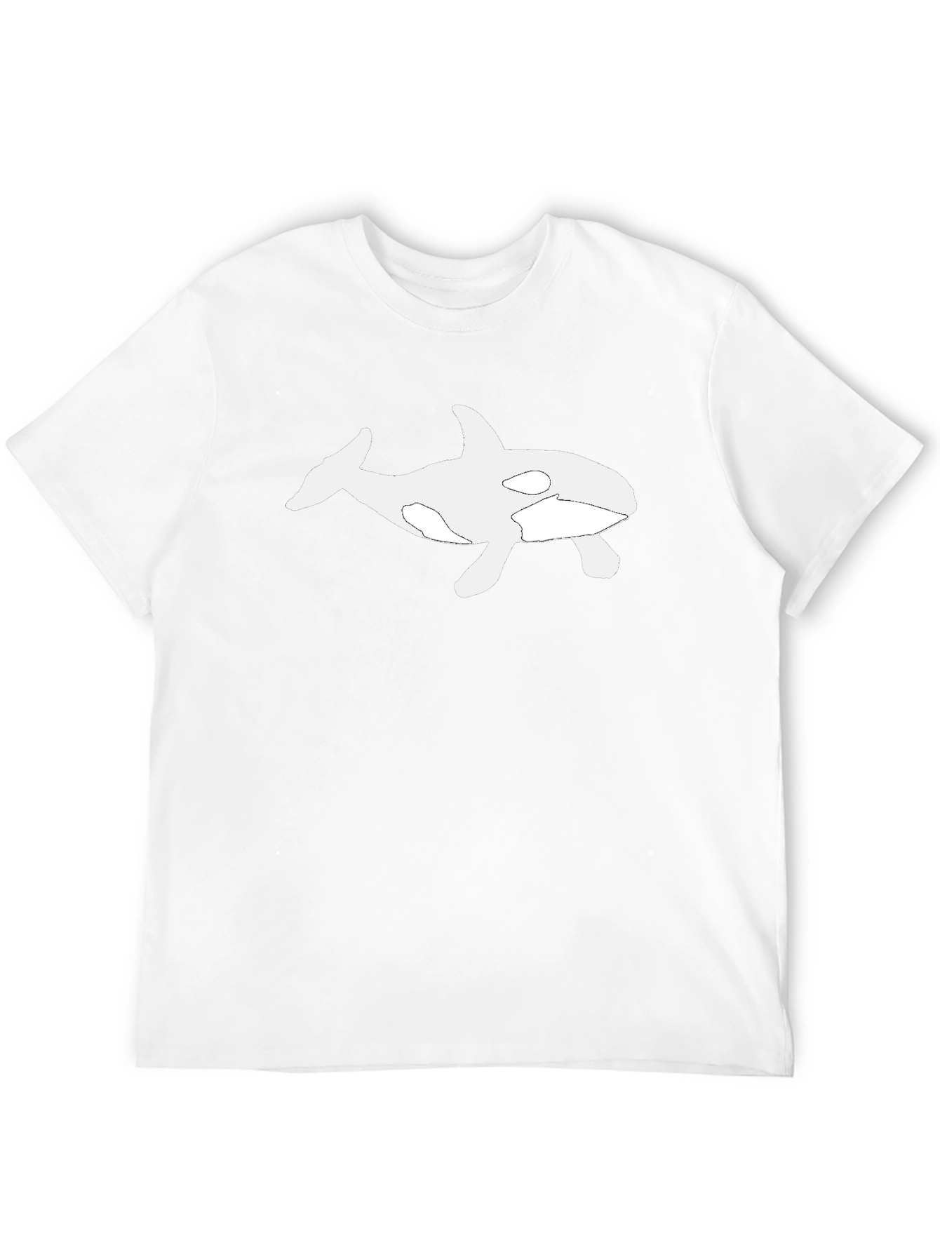 Orca Graphic T-Shirt - Black Cotton Blend