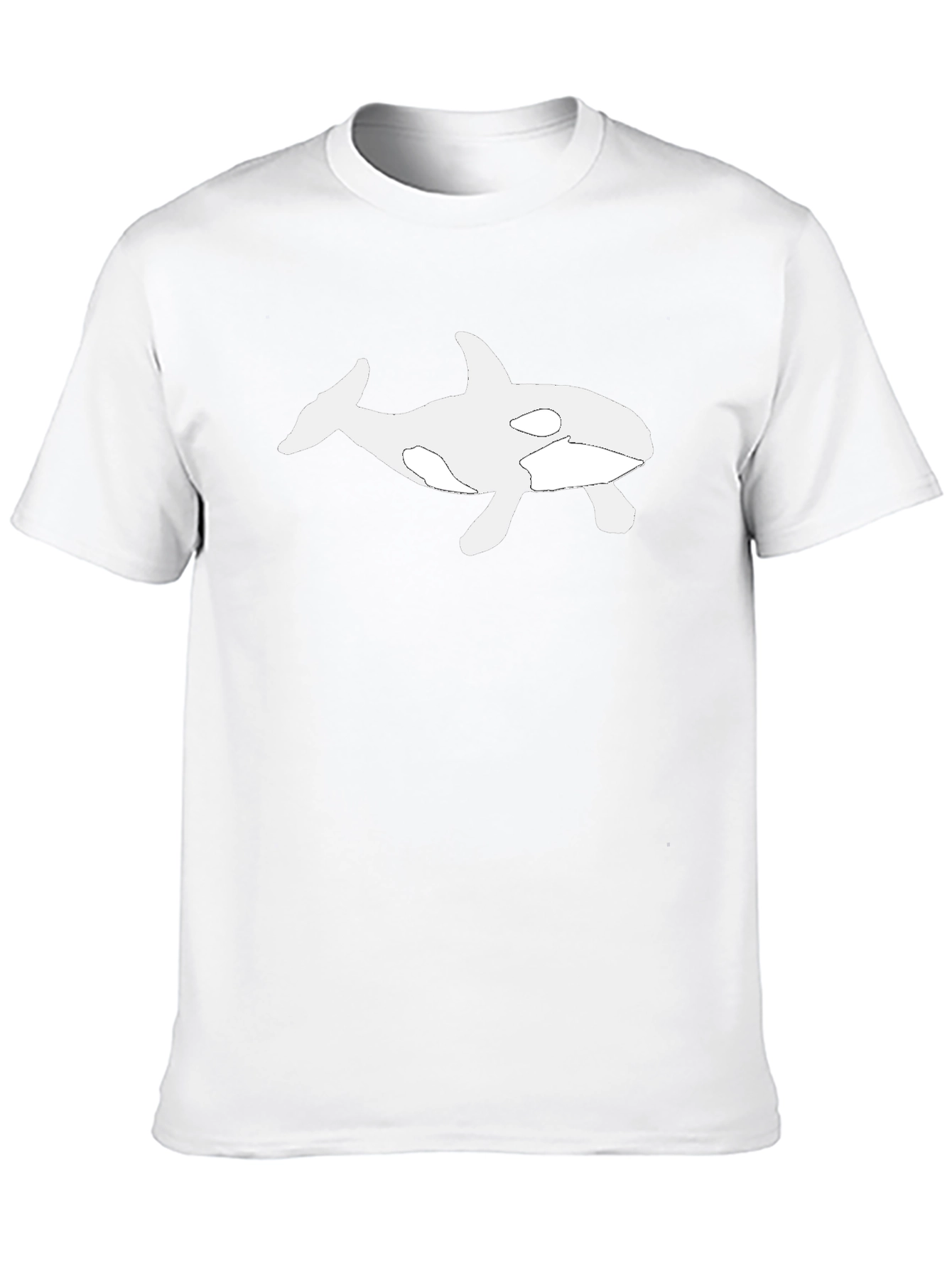Orca Graphic T-Shirt - Black Cotton Blend