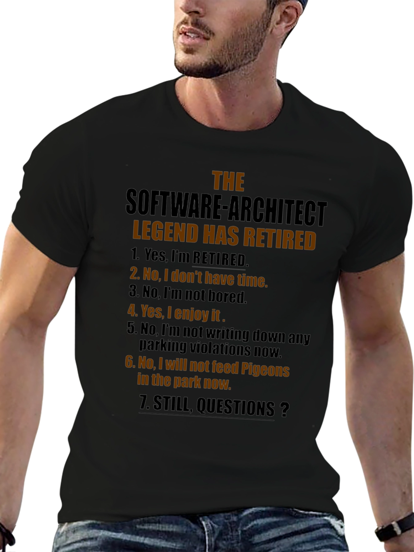 Retired Software Architect Graphic T-Shirt
