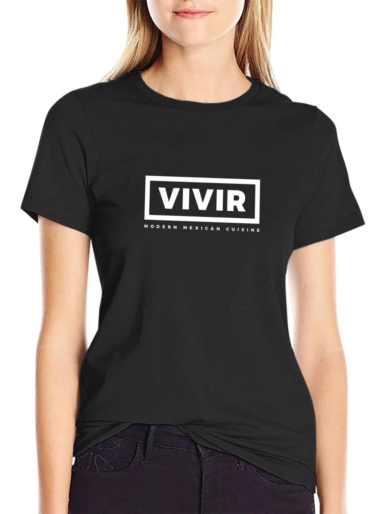 VIVIR Modern Mexican Cuisine Black T-Shirt