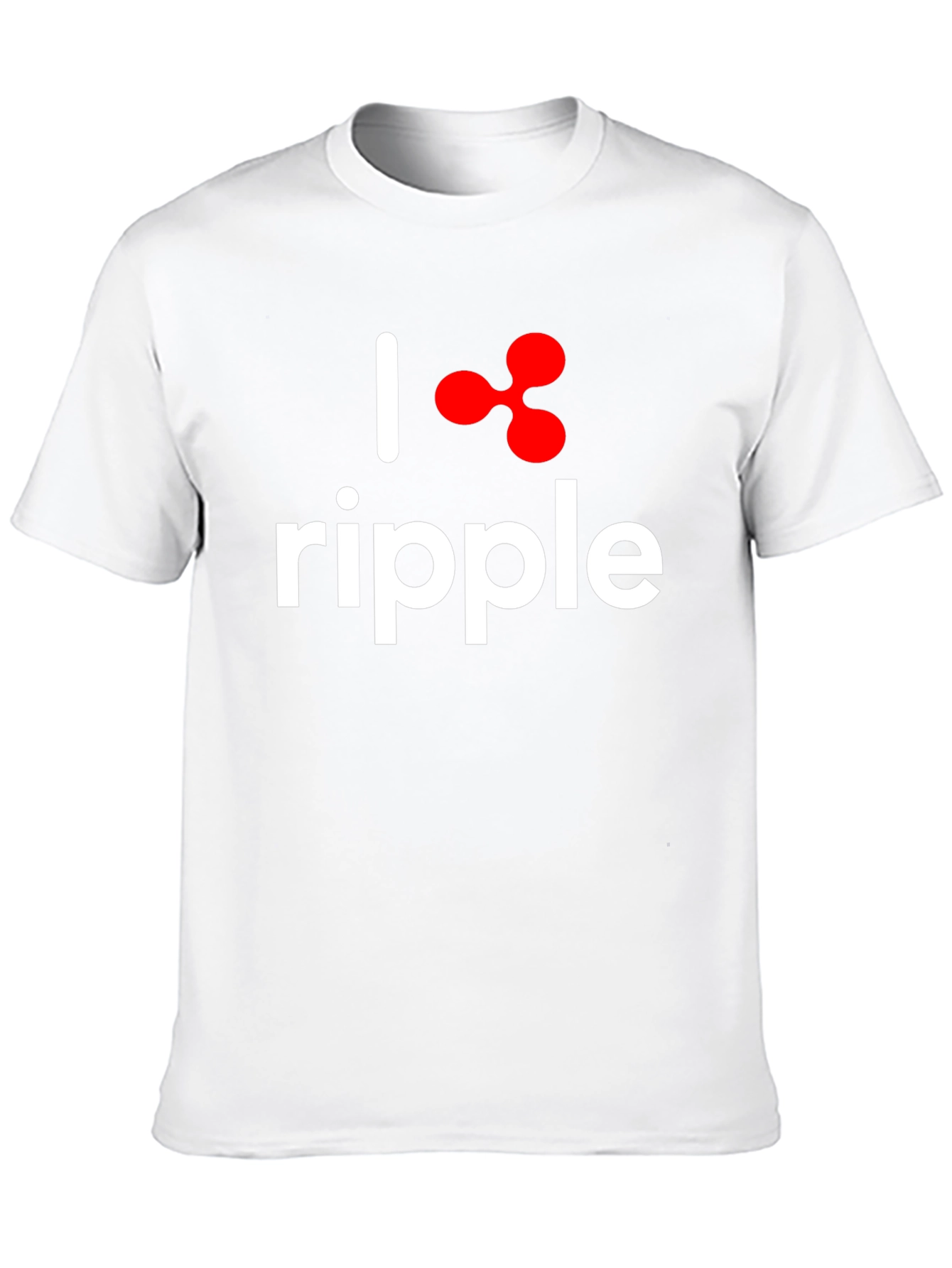 I Love Ripple Crypto Black T-Shirt